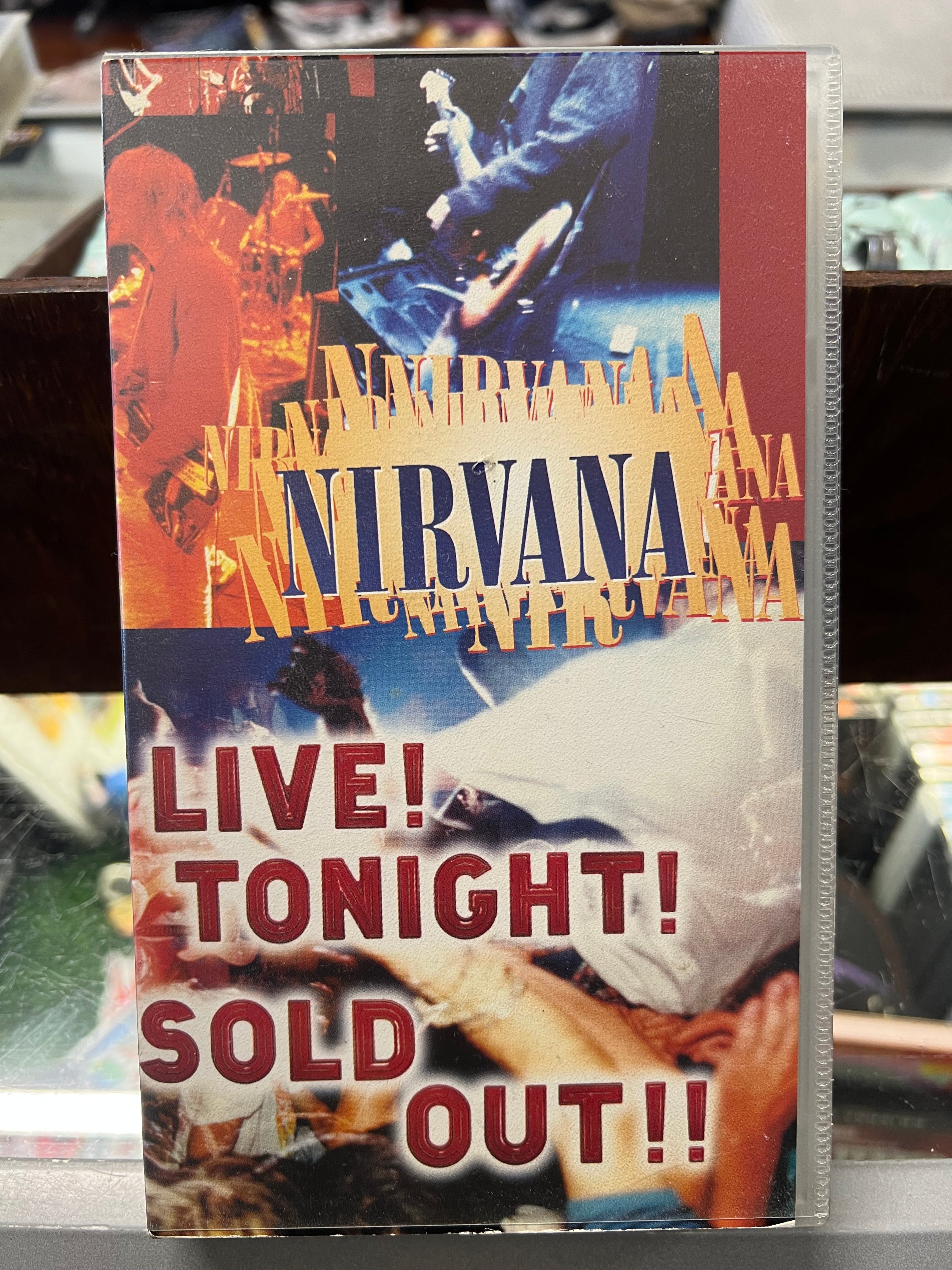 VHS: 1994 Nirvana Live! Tonight! Sold Out!