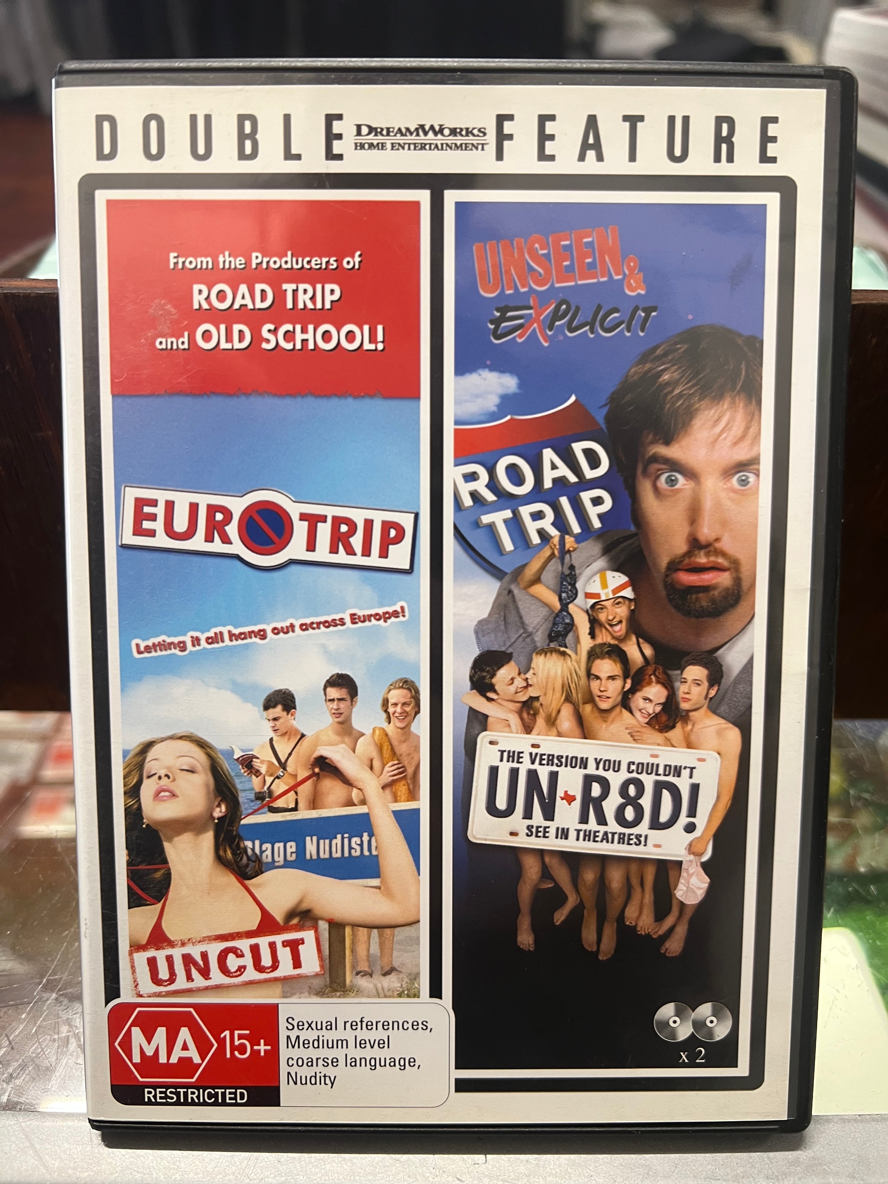 Road Trip Explicit And Eurotrip Uncut DVD