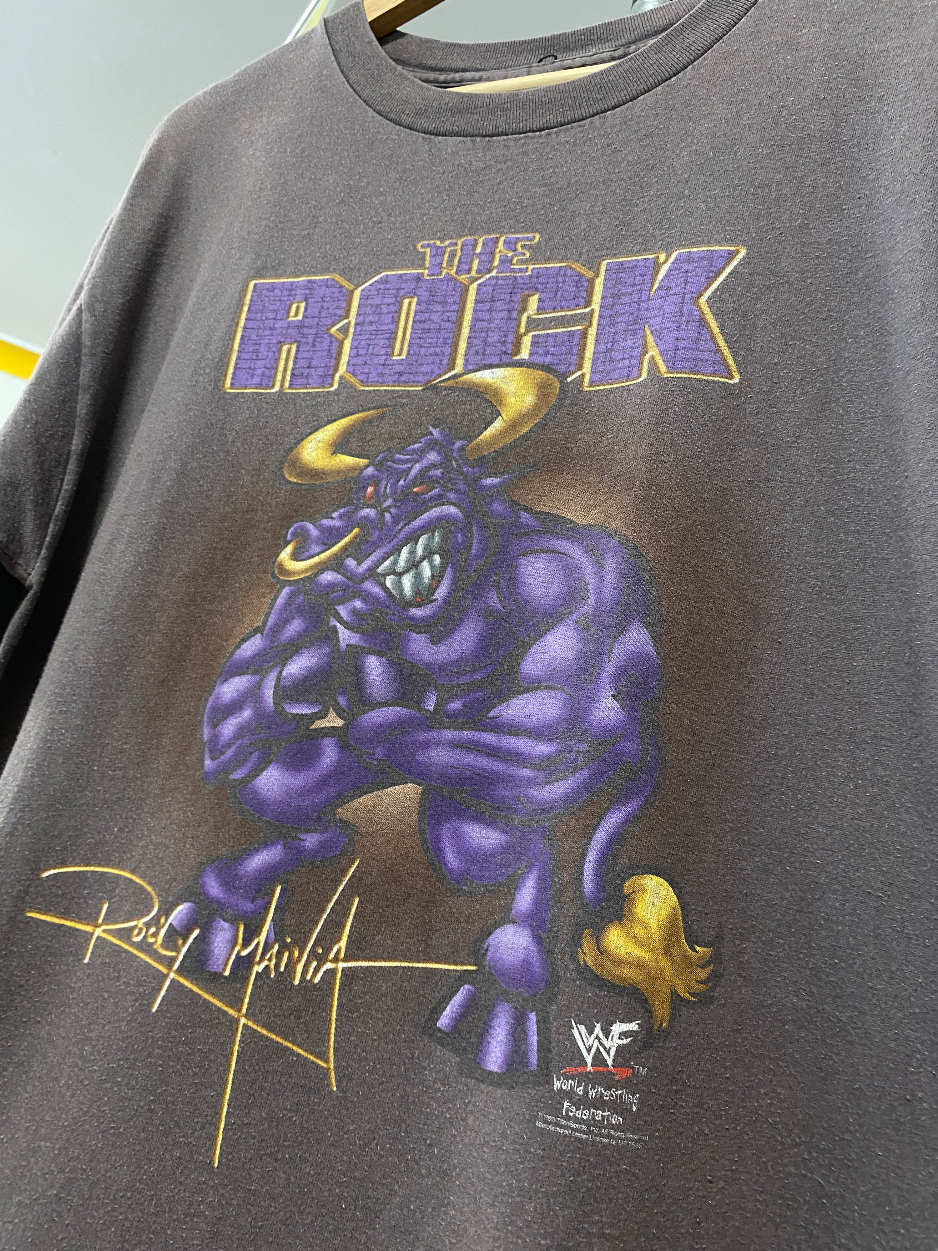 L - Vintage 1995 The Rock "Rocky Mania" WWF DS