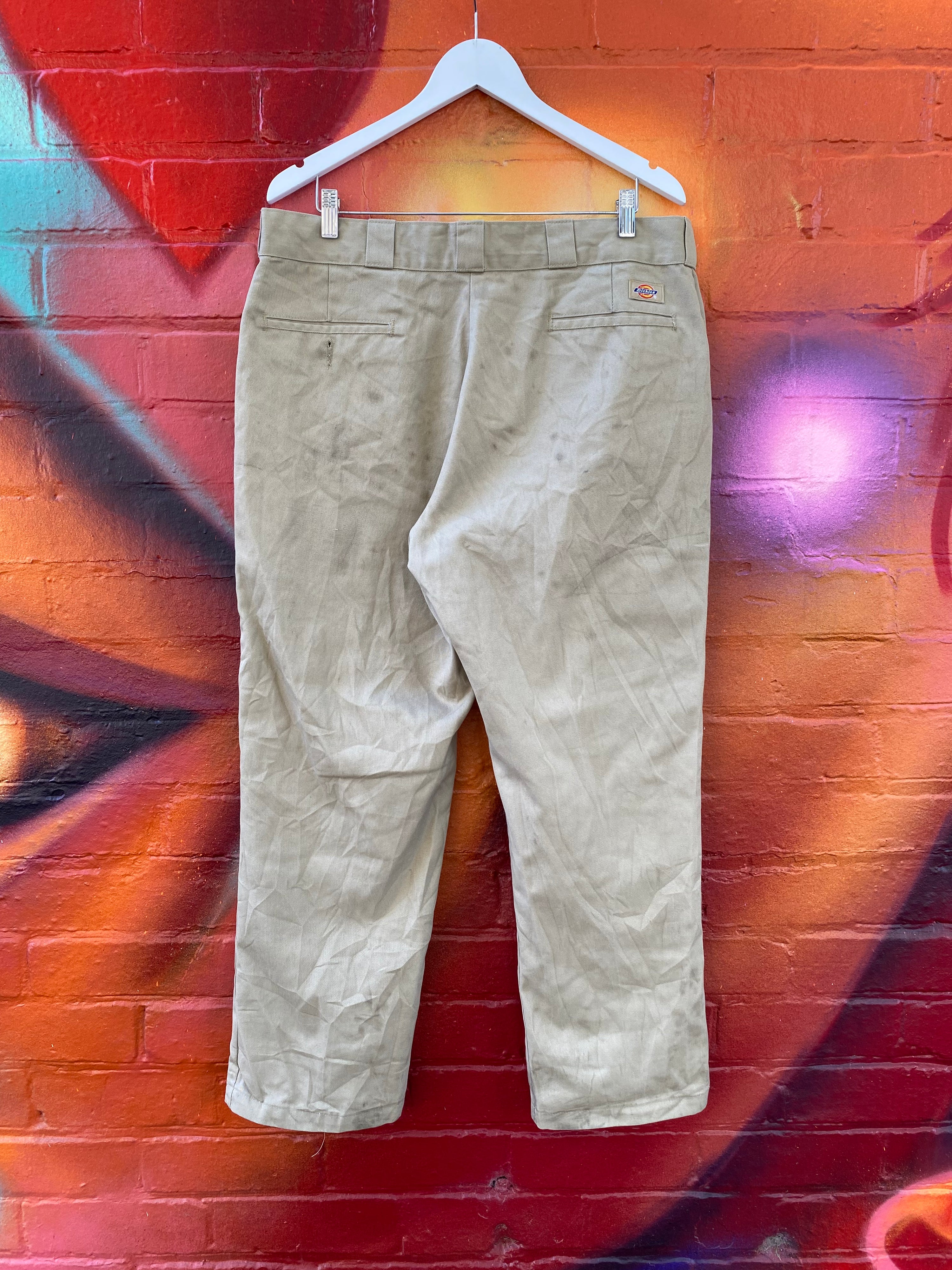 [38] Dickies Tan Work Pants D204