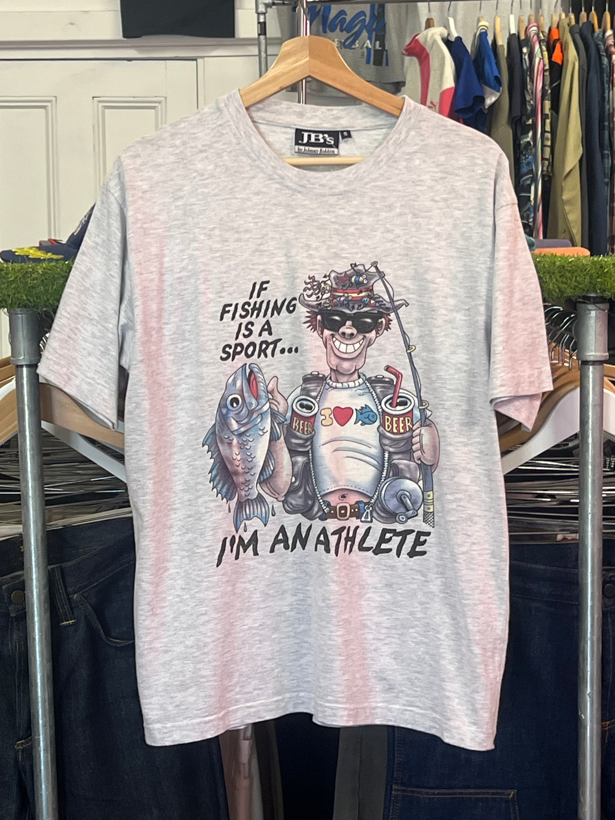 S - If Fishing Is A Sport, I'm An Athlete Tshirt