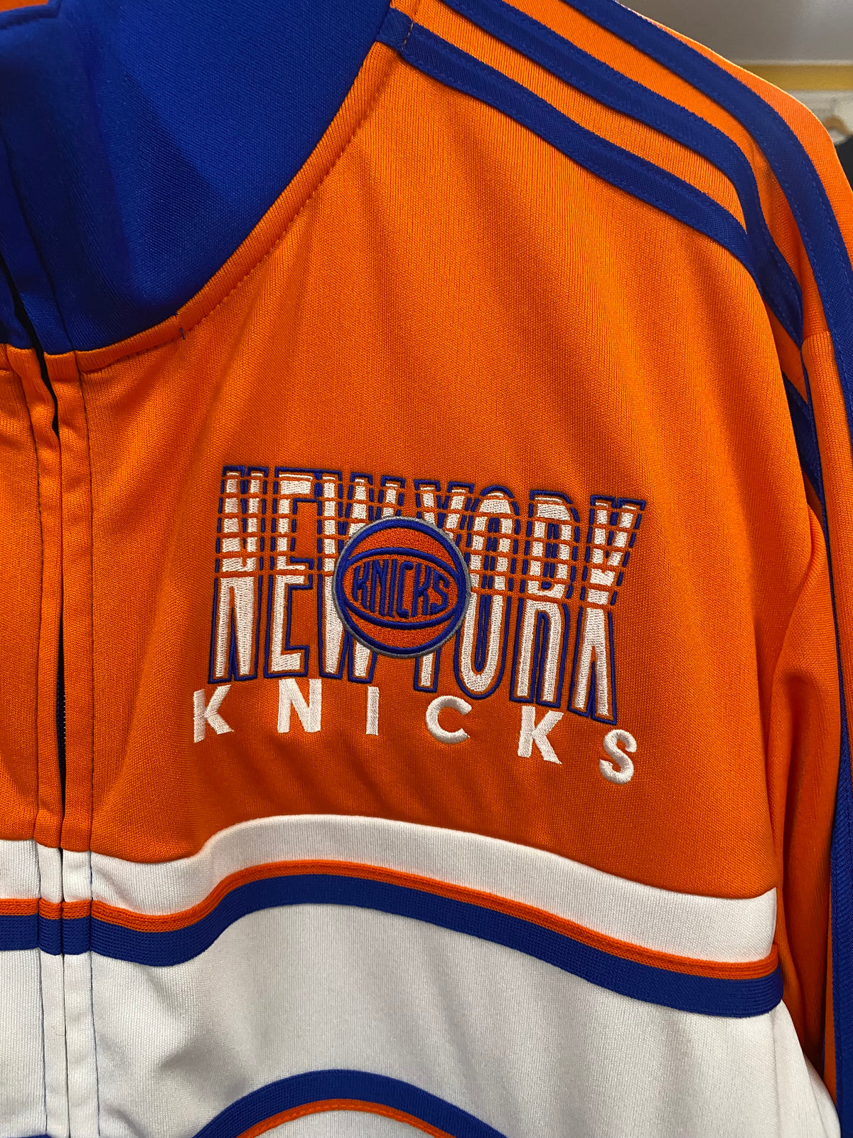 XL - Adidas x New York Knicks Zip Up