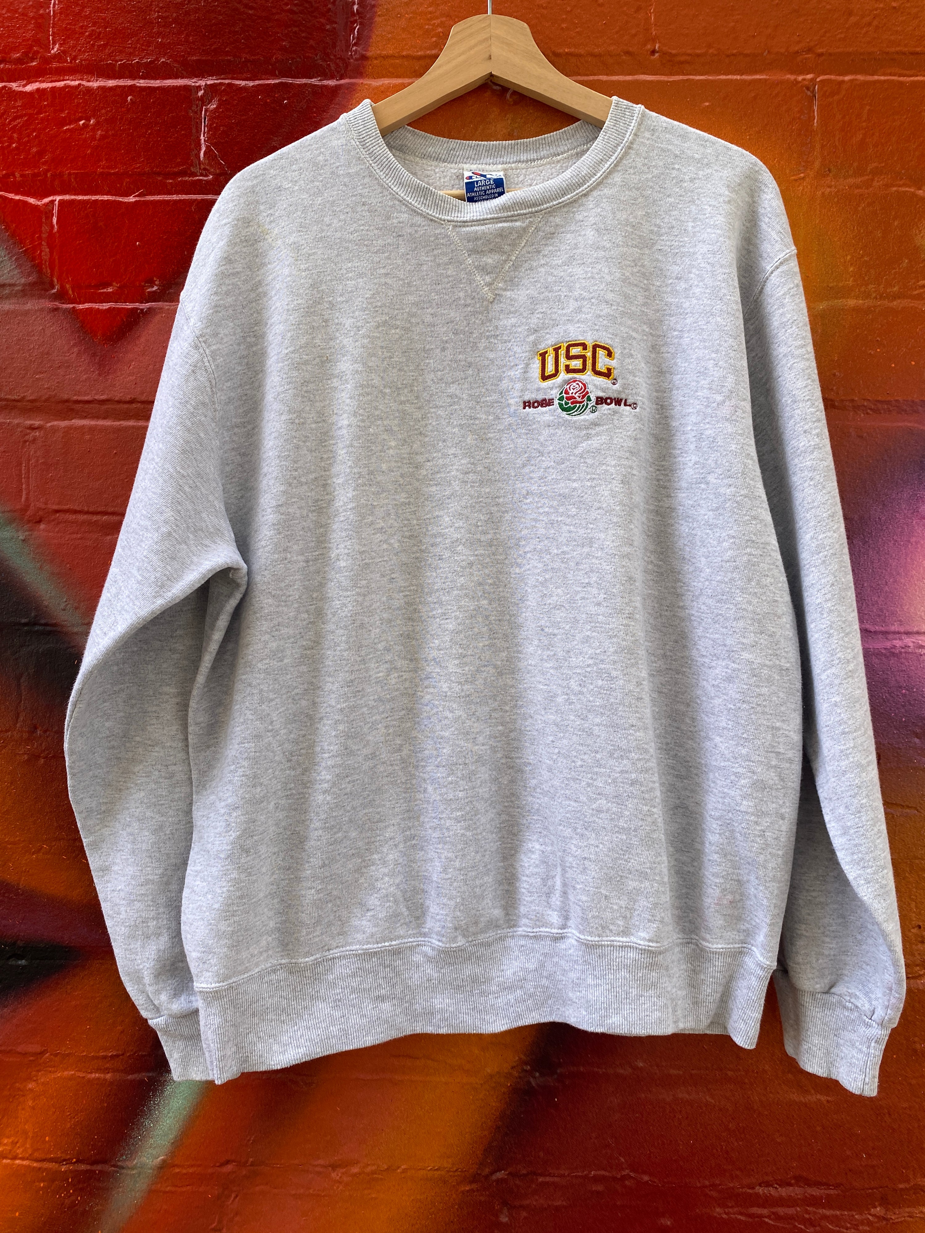 L - USC Rose Bowl Grey Champion Jumper