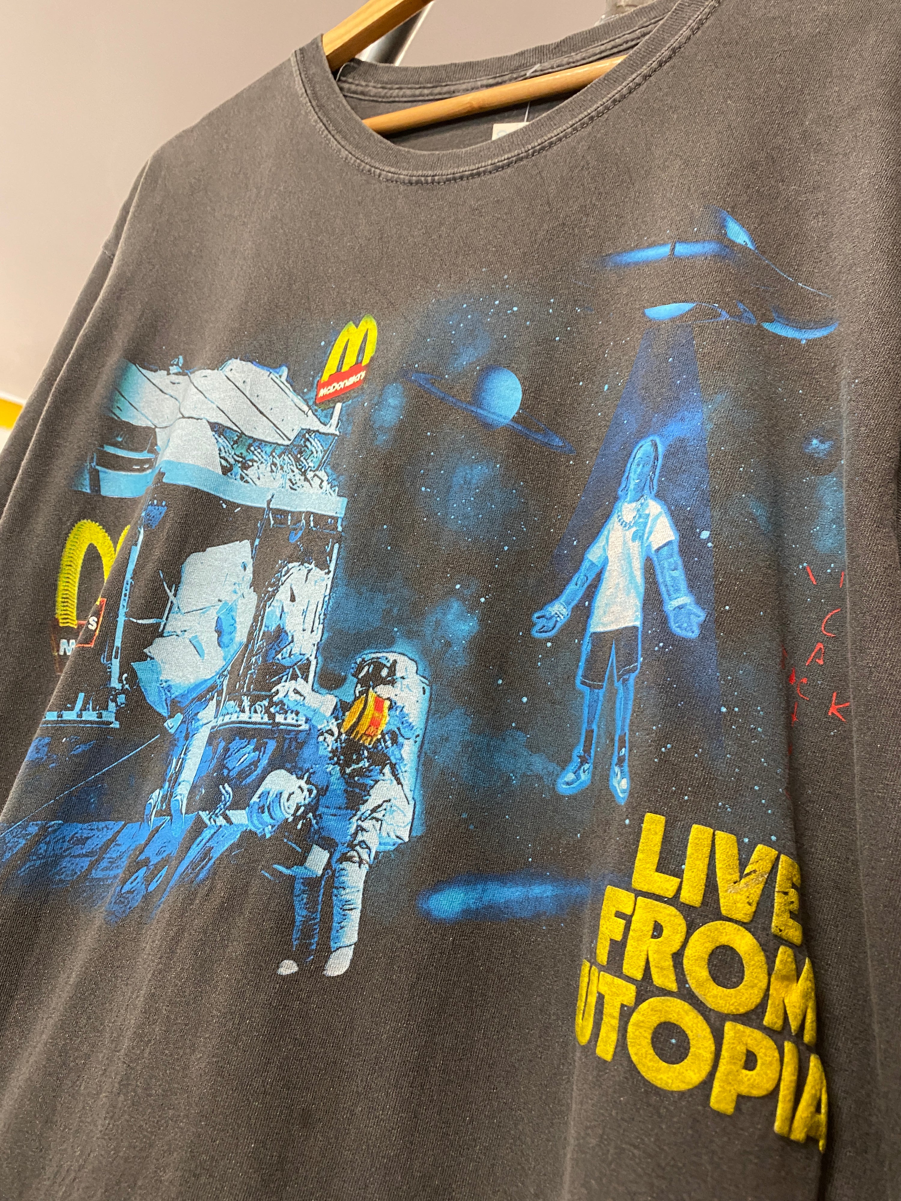 L - Cactus Jack Live From Utopia McDonalds Tee