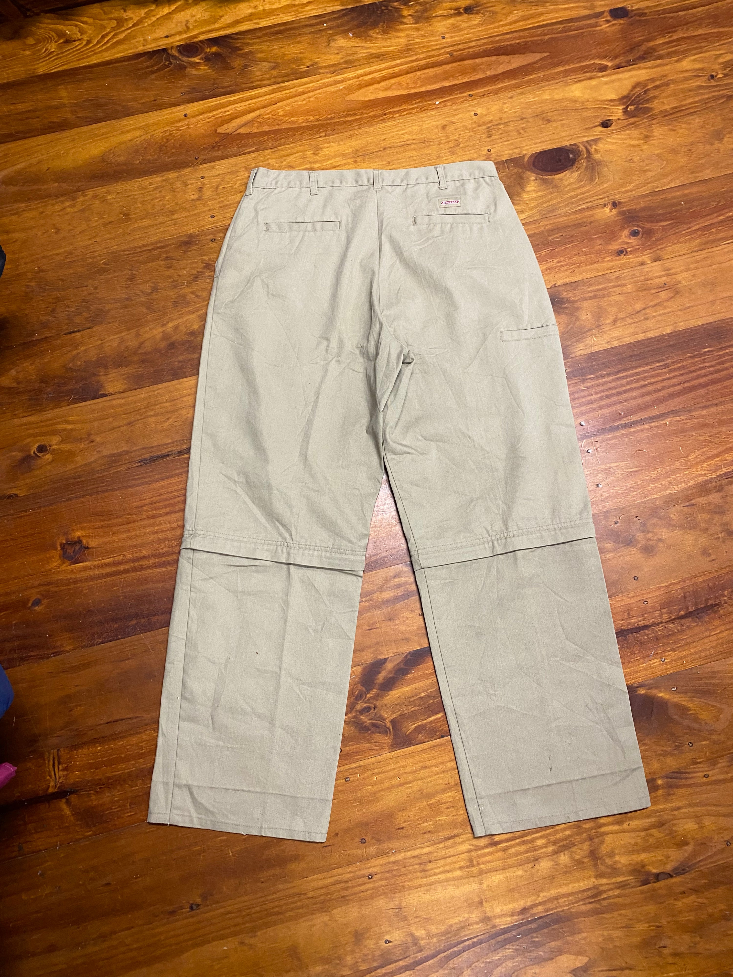[36] Dickies Tan Zip-Off Pants