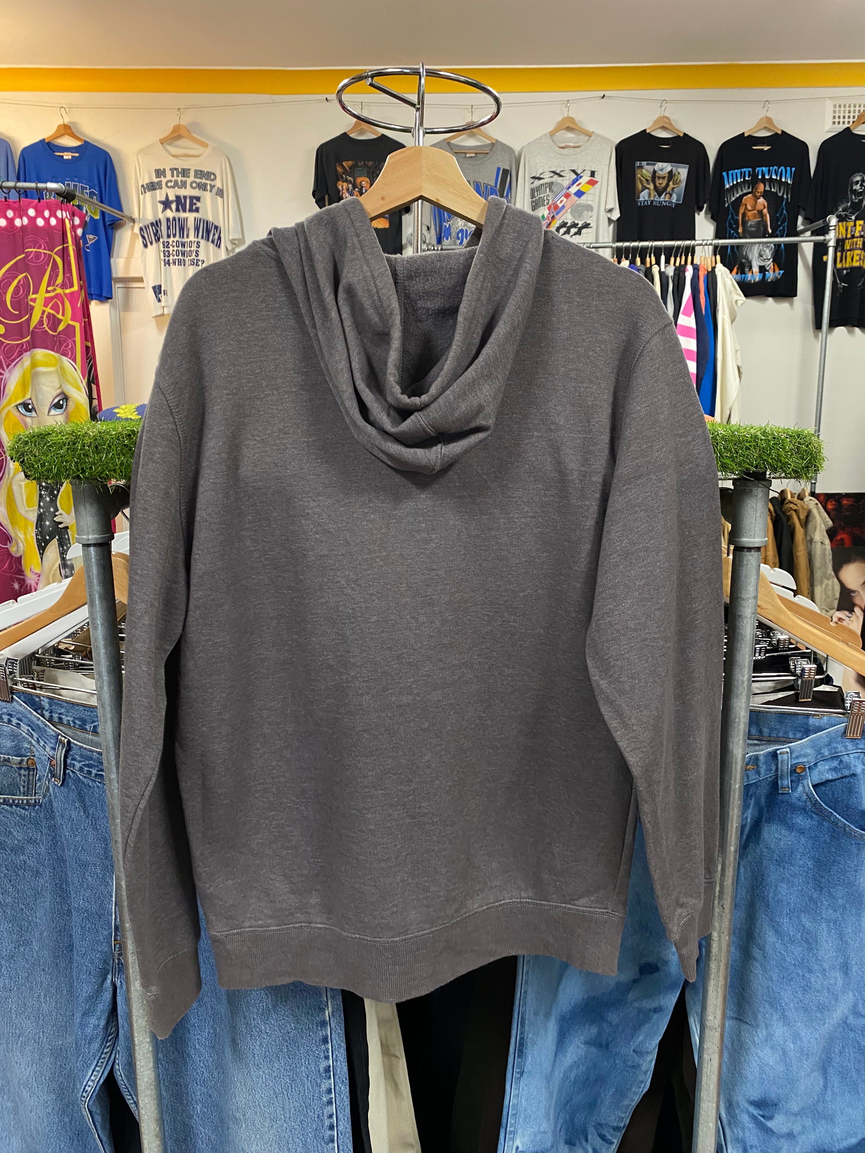 [S] Levis Grey Hoodie Centre Logo