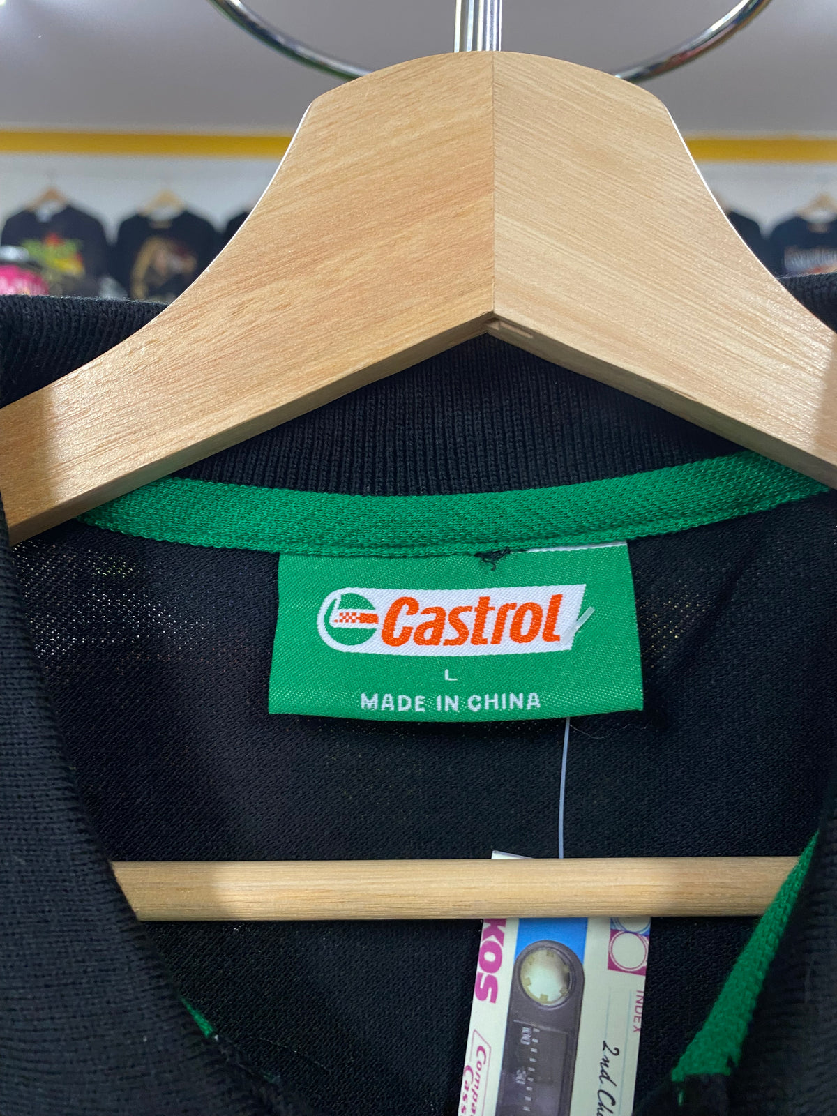 L - Castrol Professional Button Up Polo