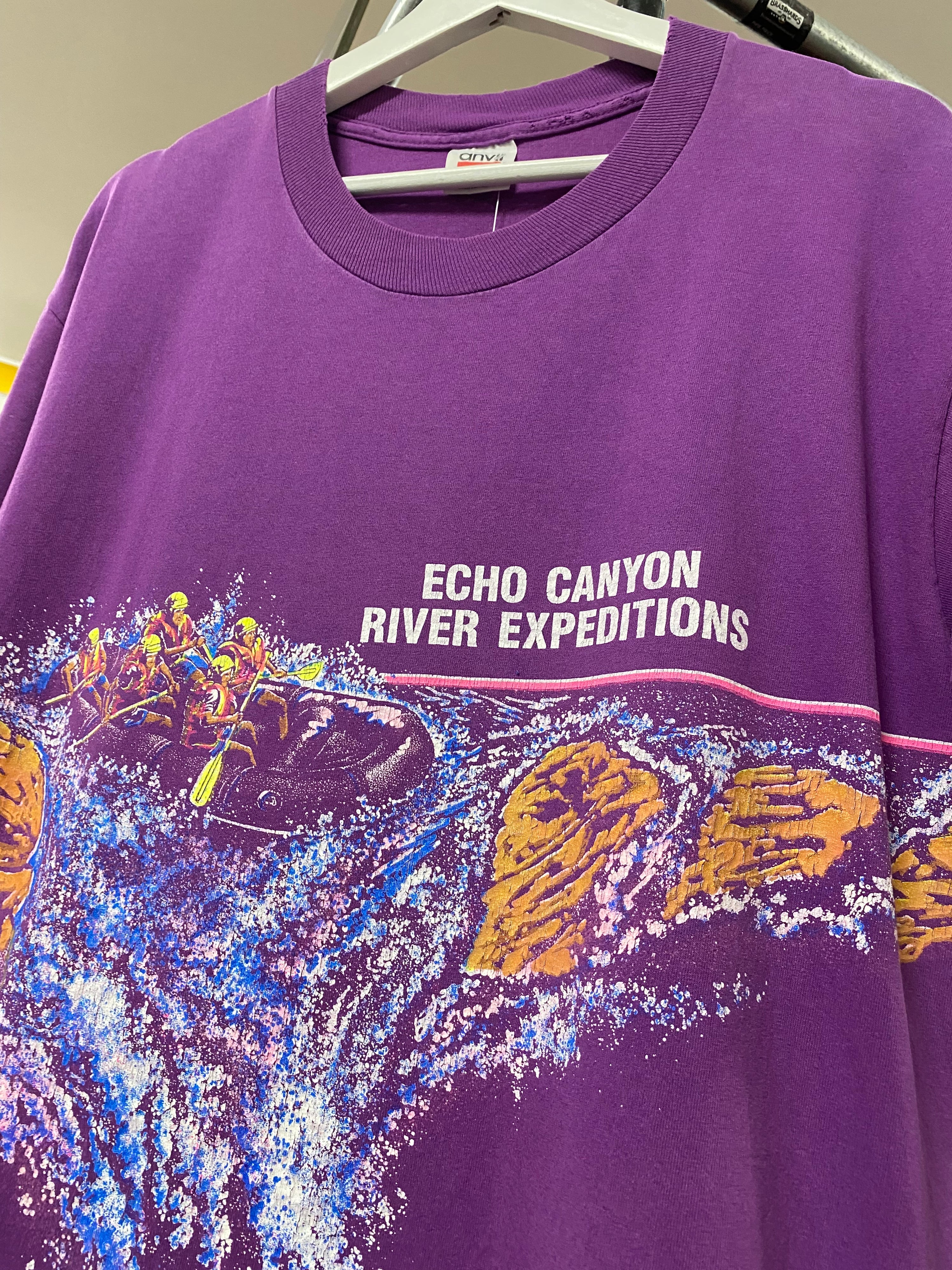 [L] 1990 Echo Canyon River Expeditions Purple Wraparound