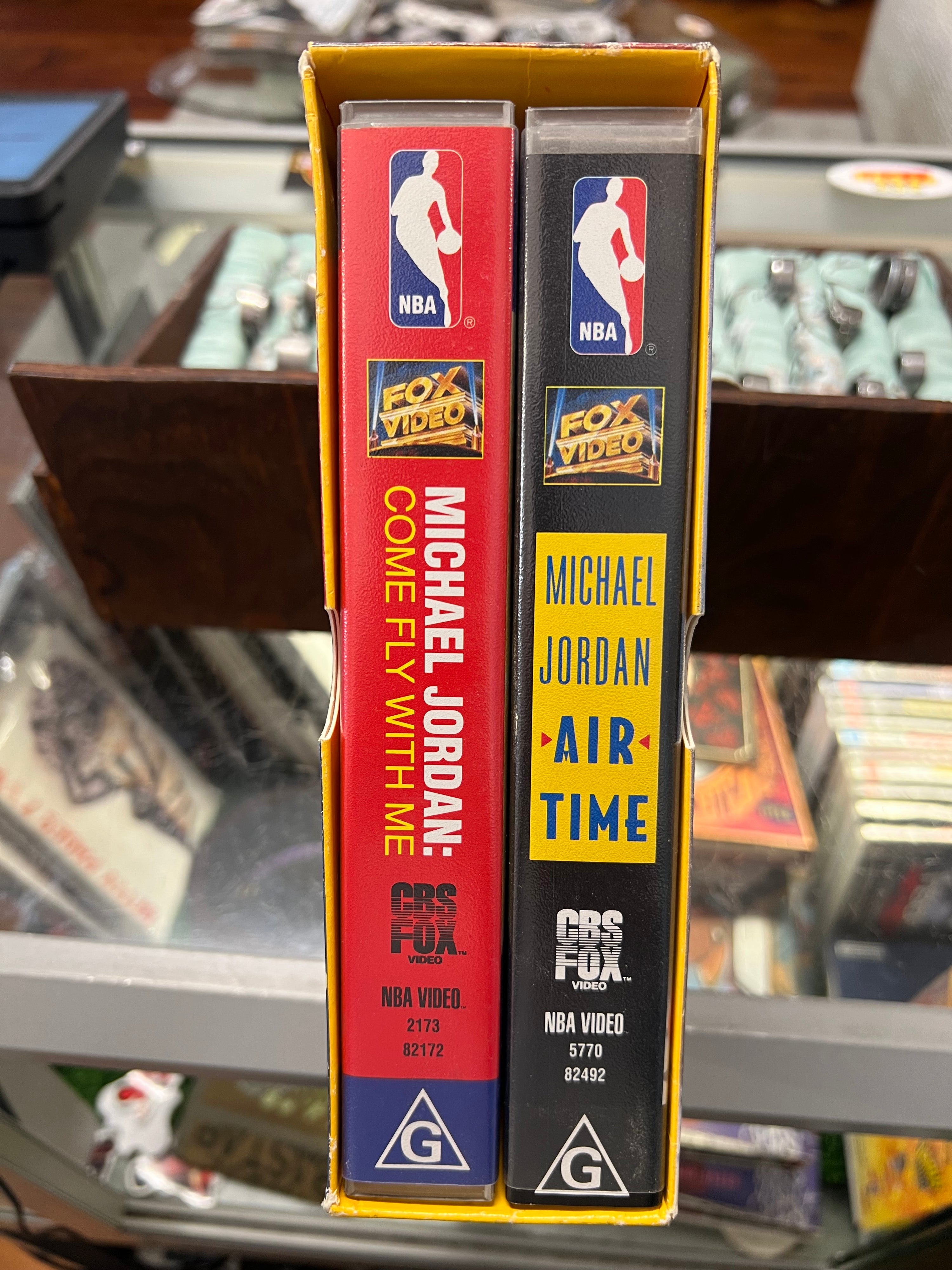 [VHS] Michael Jordan Come Fly With ME & Air Time Double Feature