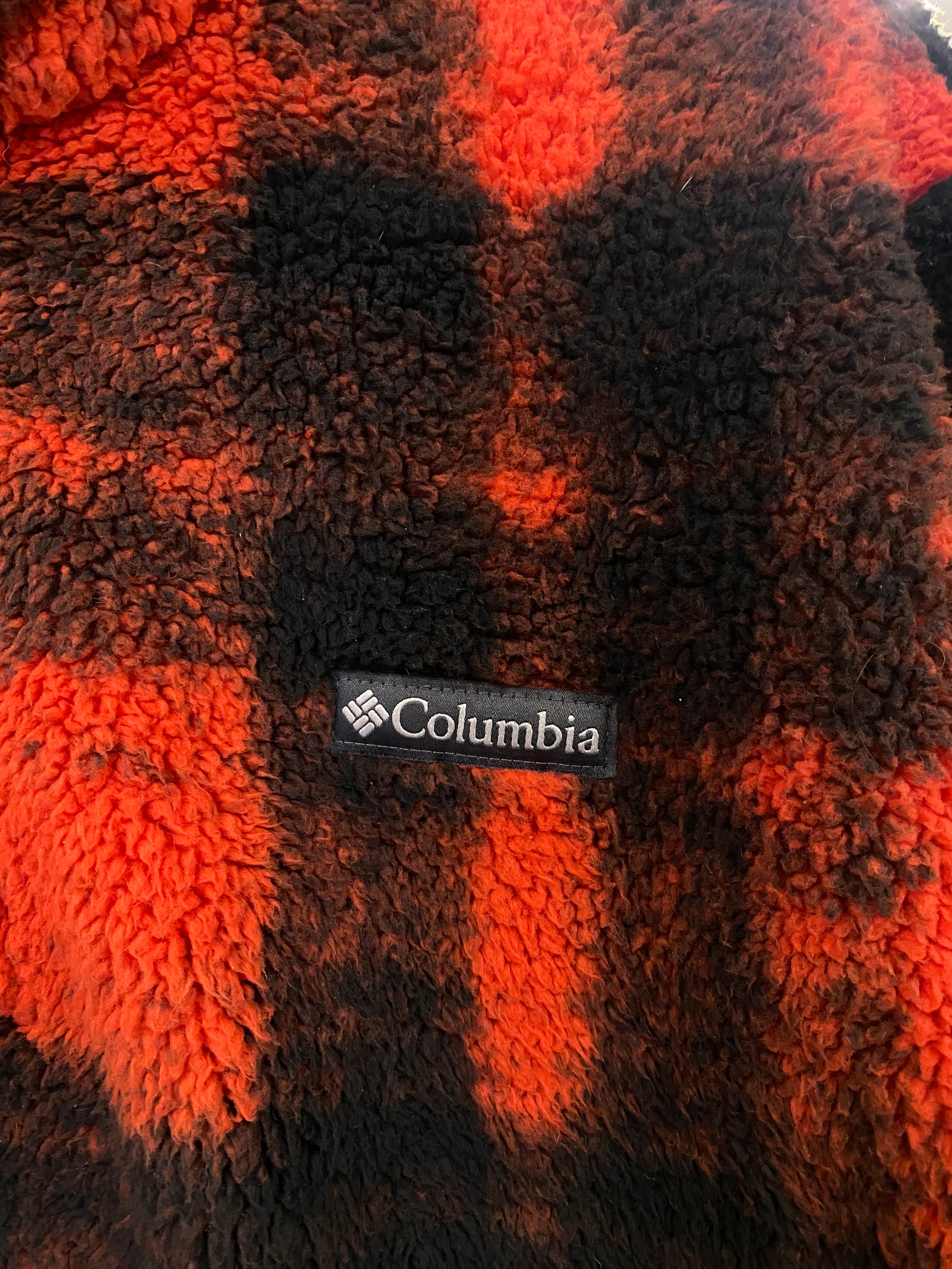 [M] Columbia Red/Black Fleece Jumper