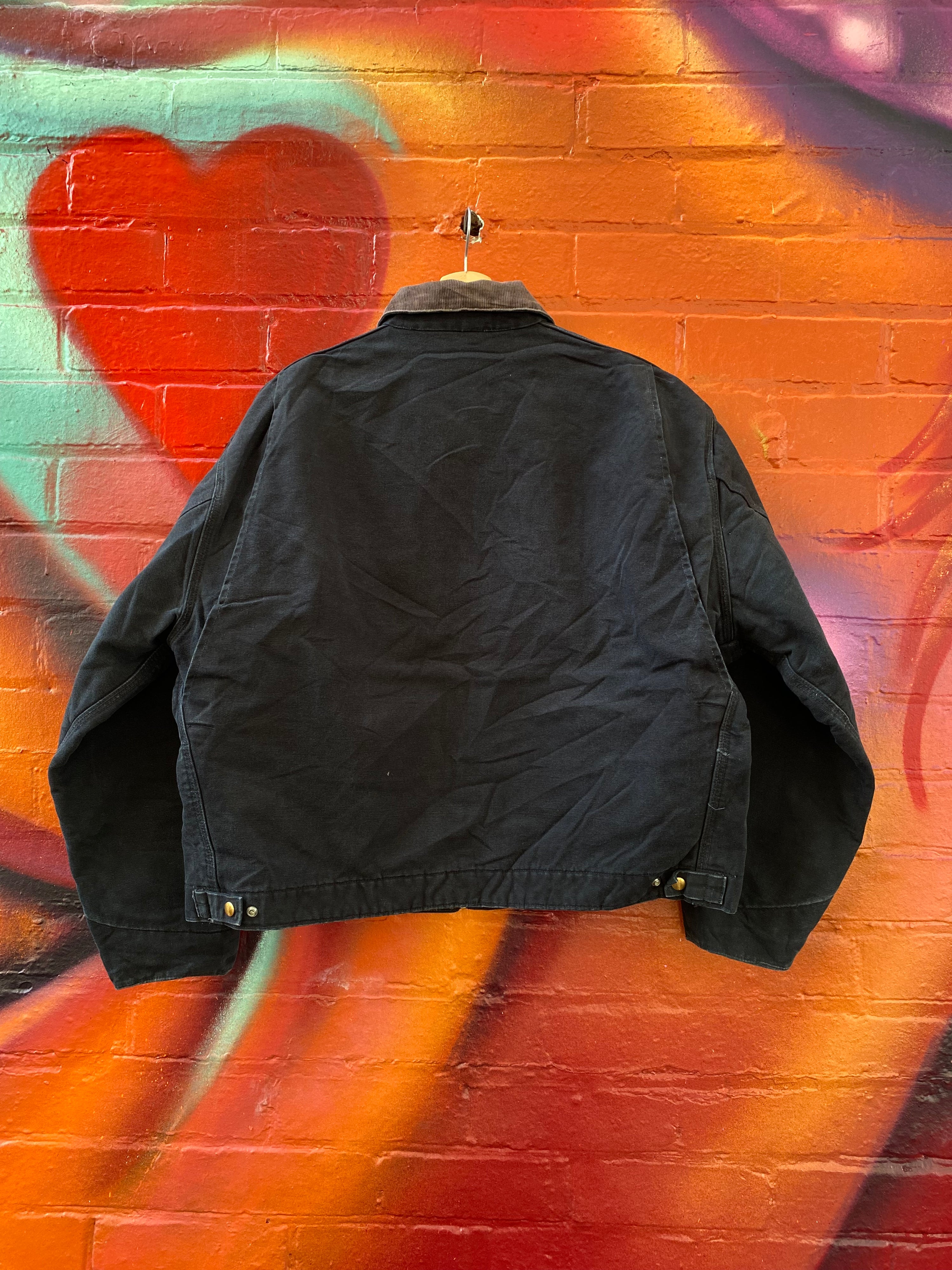 [L] Carhartt P.R.C.S.I Black Detroit Jacket