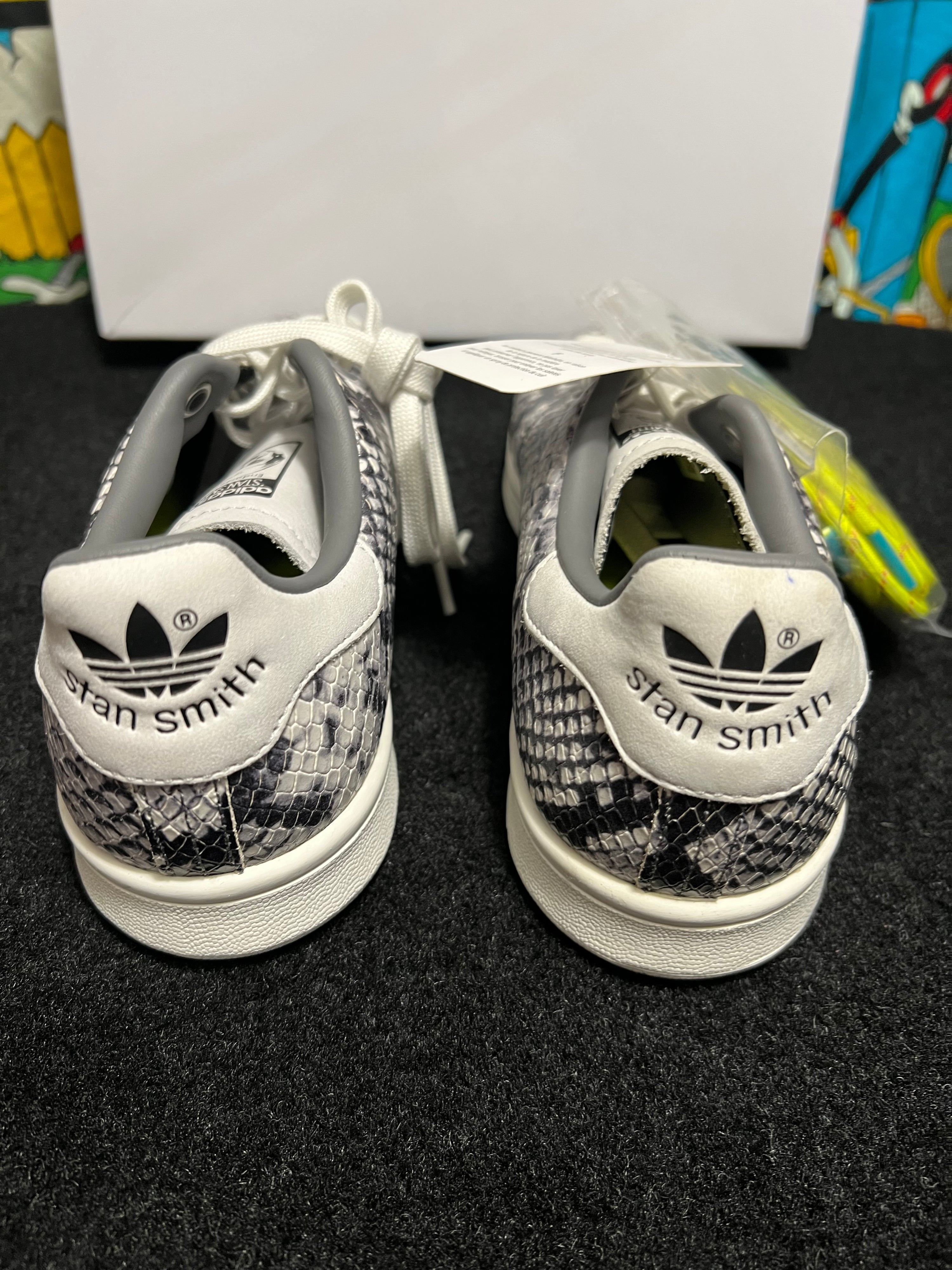 US6 - Adidas Stan Smith Reptile Shoes EH0151 NEW