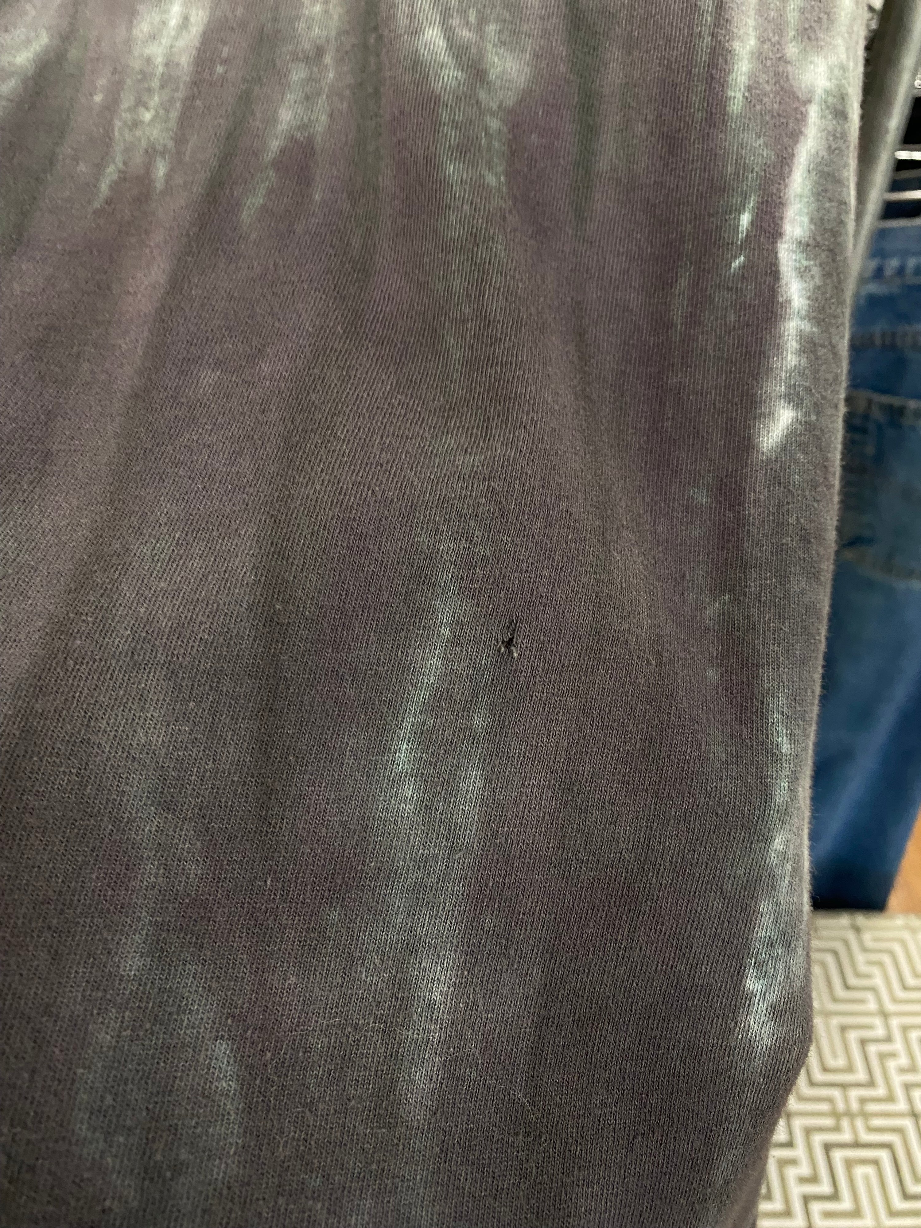 [XL] Liquid Blue SLAYER Grey Tie Dye Tshirt