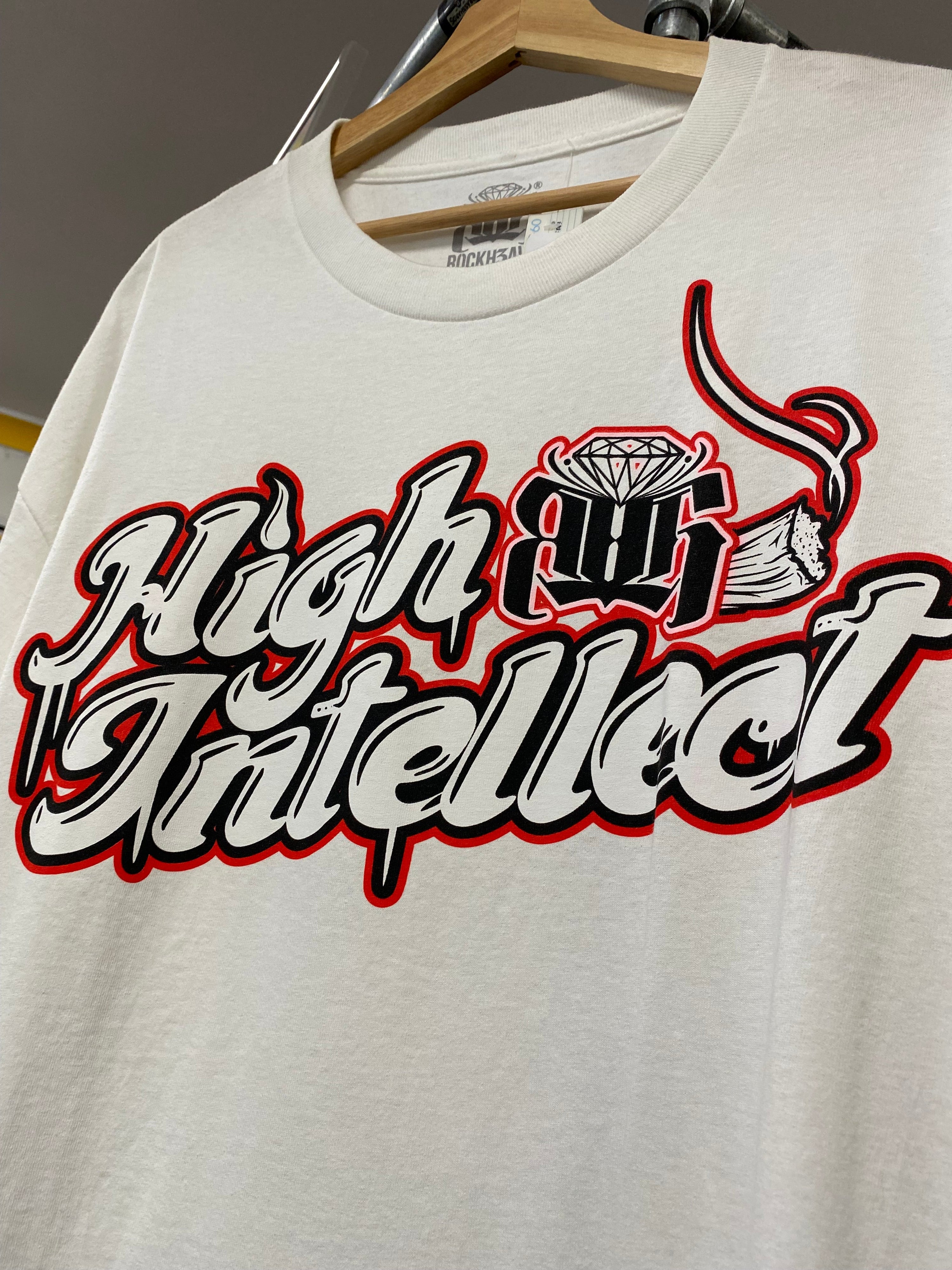 2XL - High Intellect White Tee