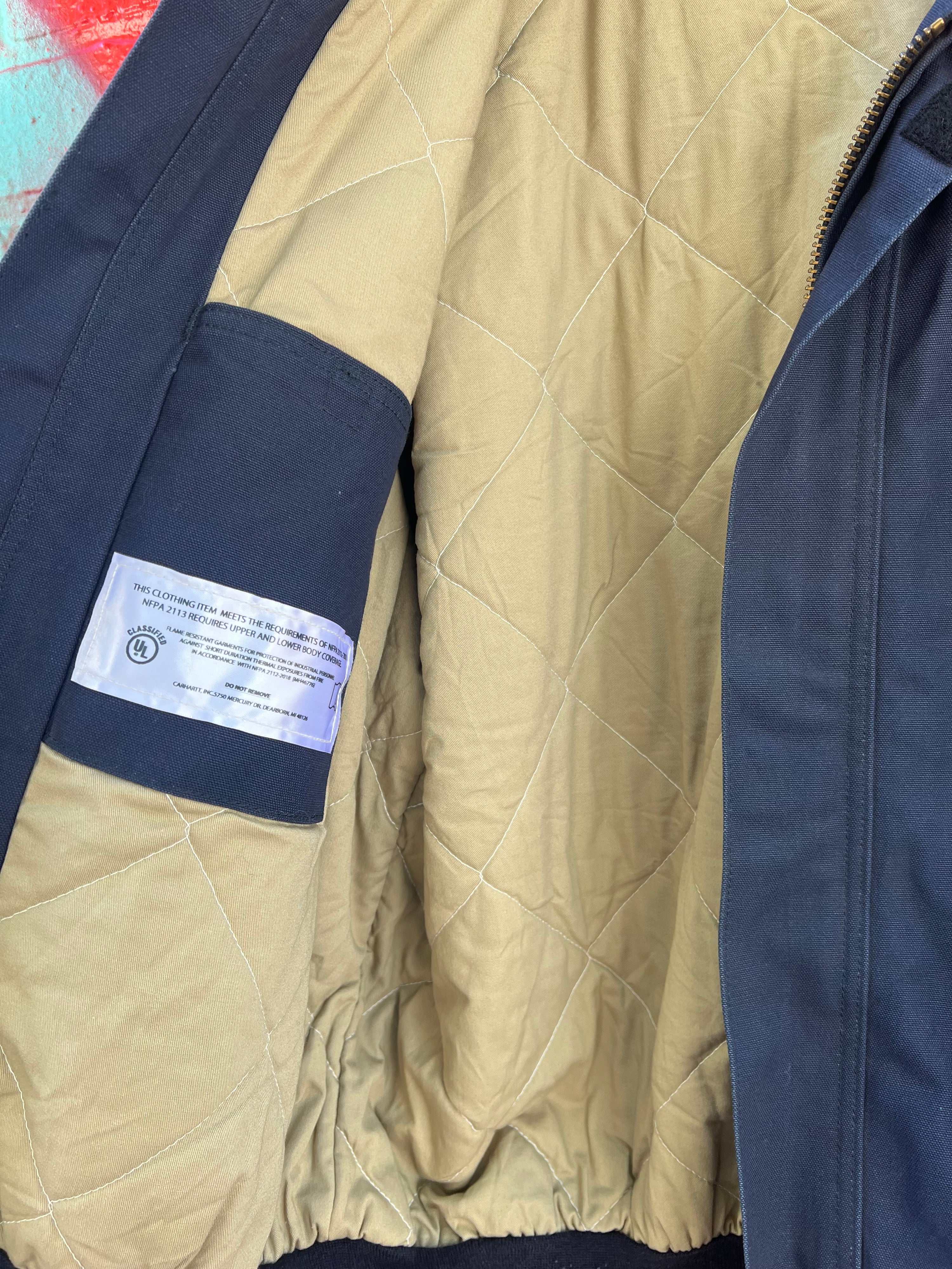 [XL] Carhartt Dark Blue FR Detroit Jacket 'Field Core'