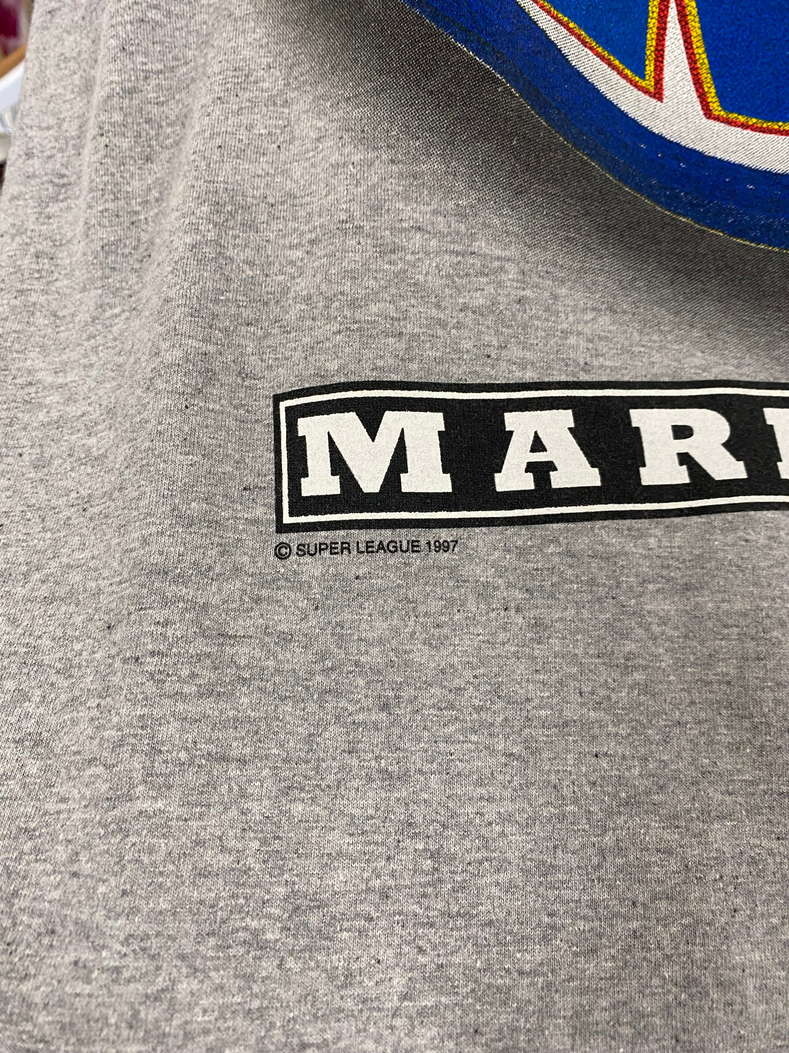 [XL] 1997 Hunter Mariners Super League Raglan Long Sleeve Tshirt