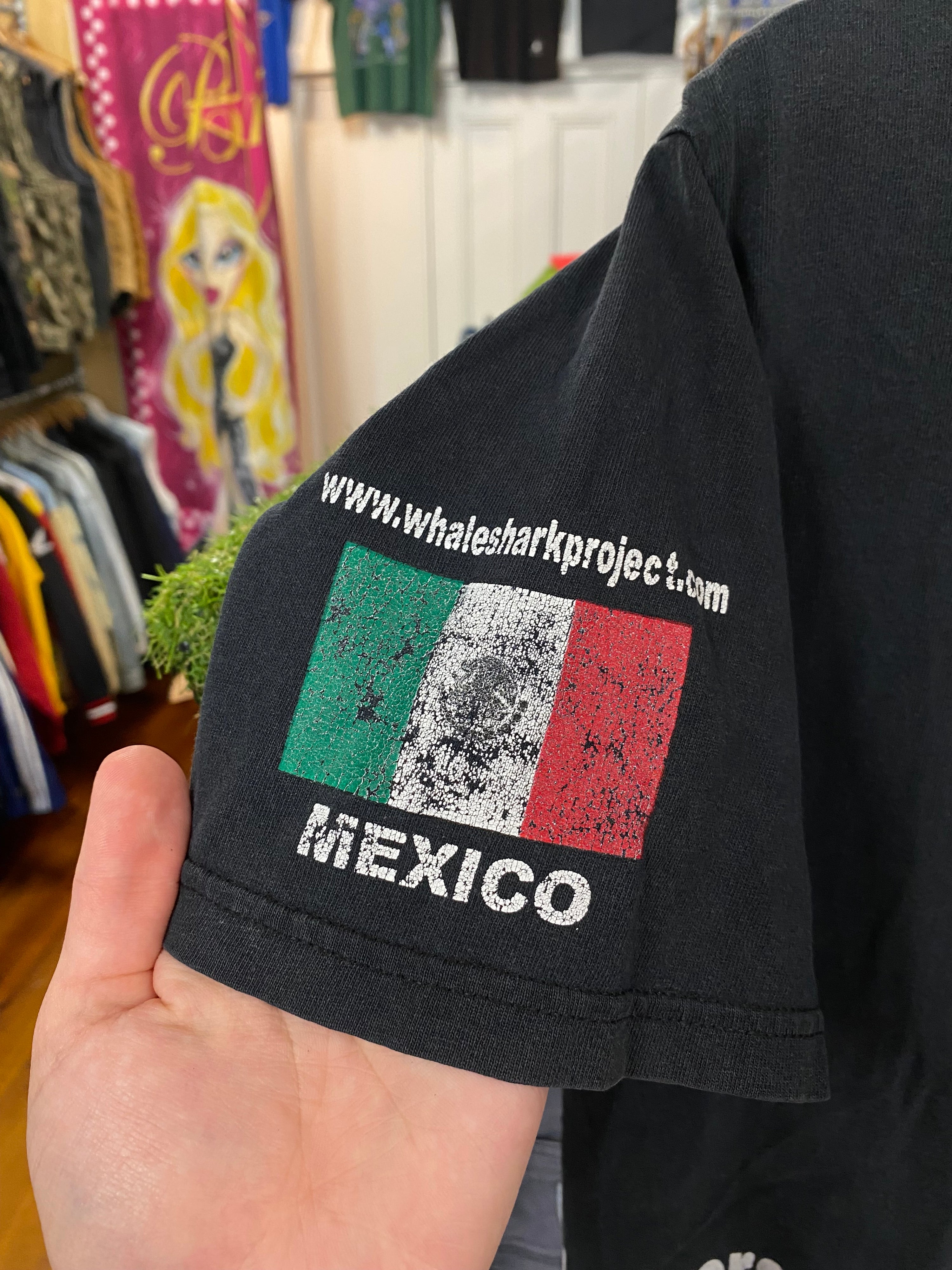 [M] Whale Shark Project Mexico Black Tee