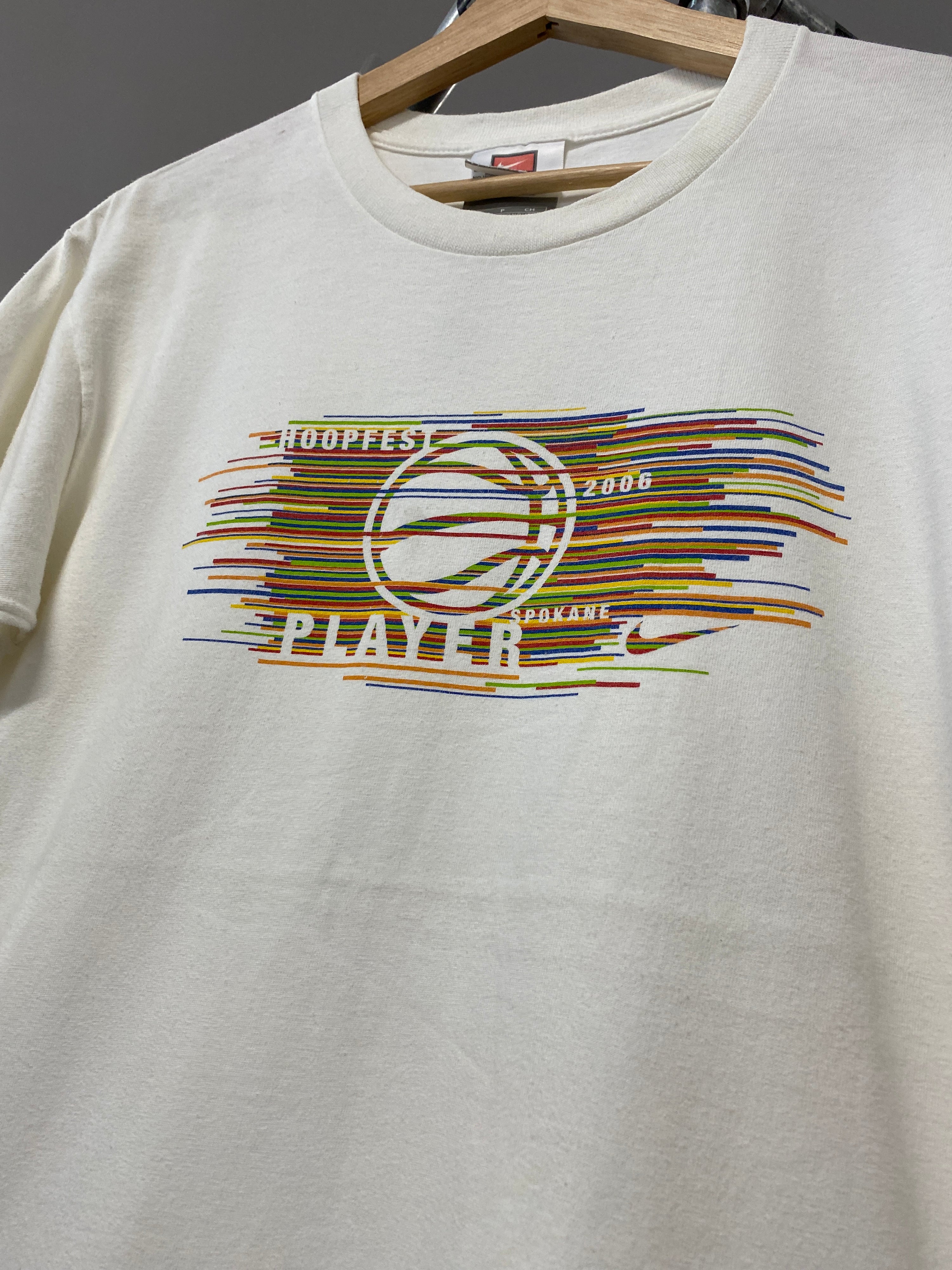 S - 2006 Nike Team Hoopfest White Basketball Tee