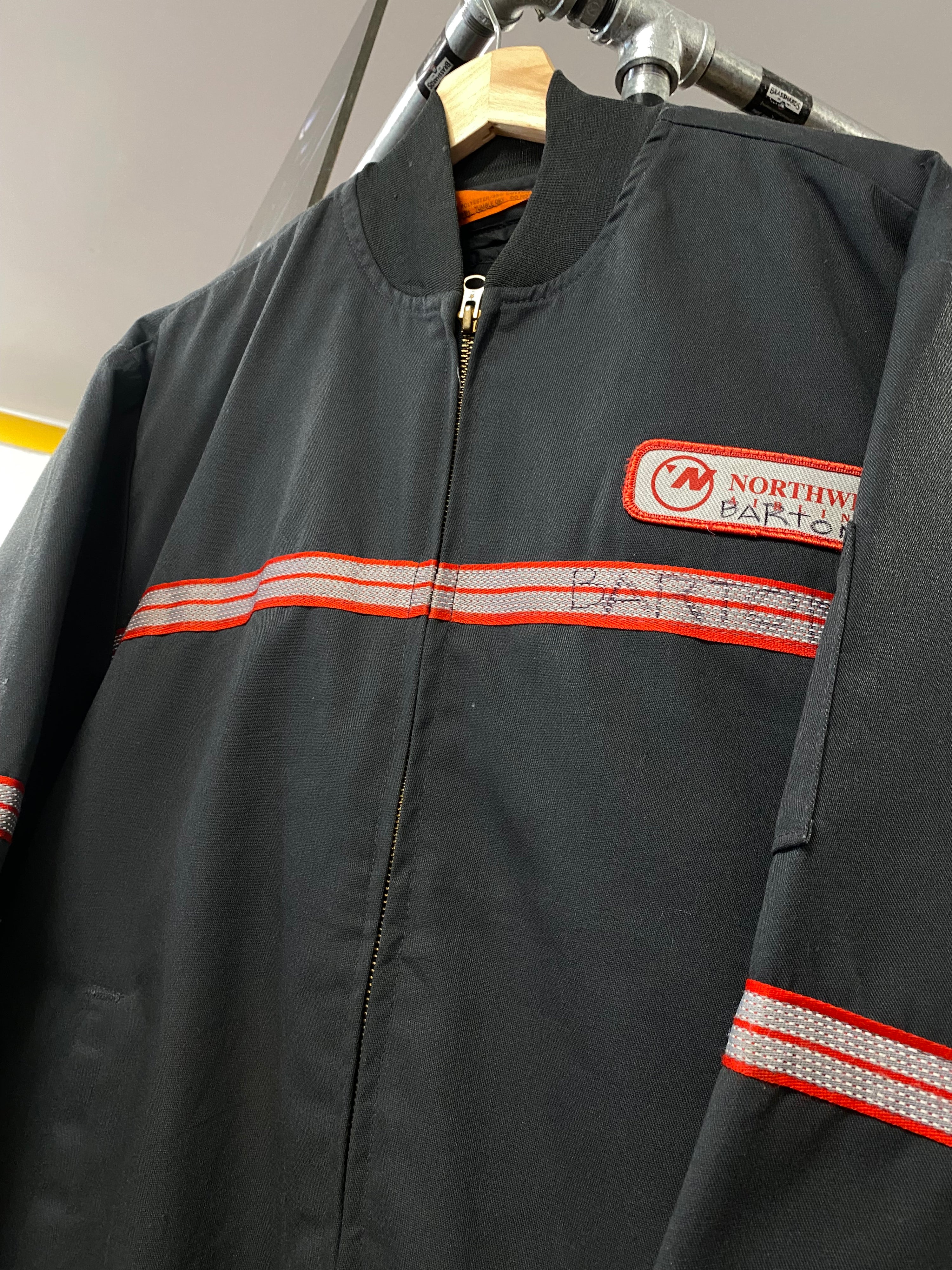 [L] Northwest Airlines Grey Work Jacket