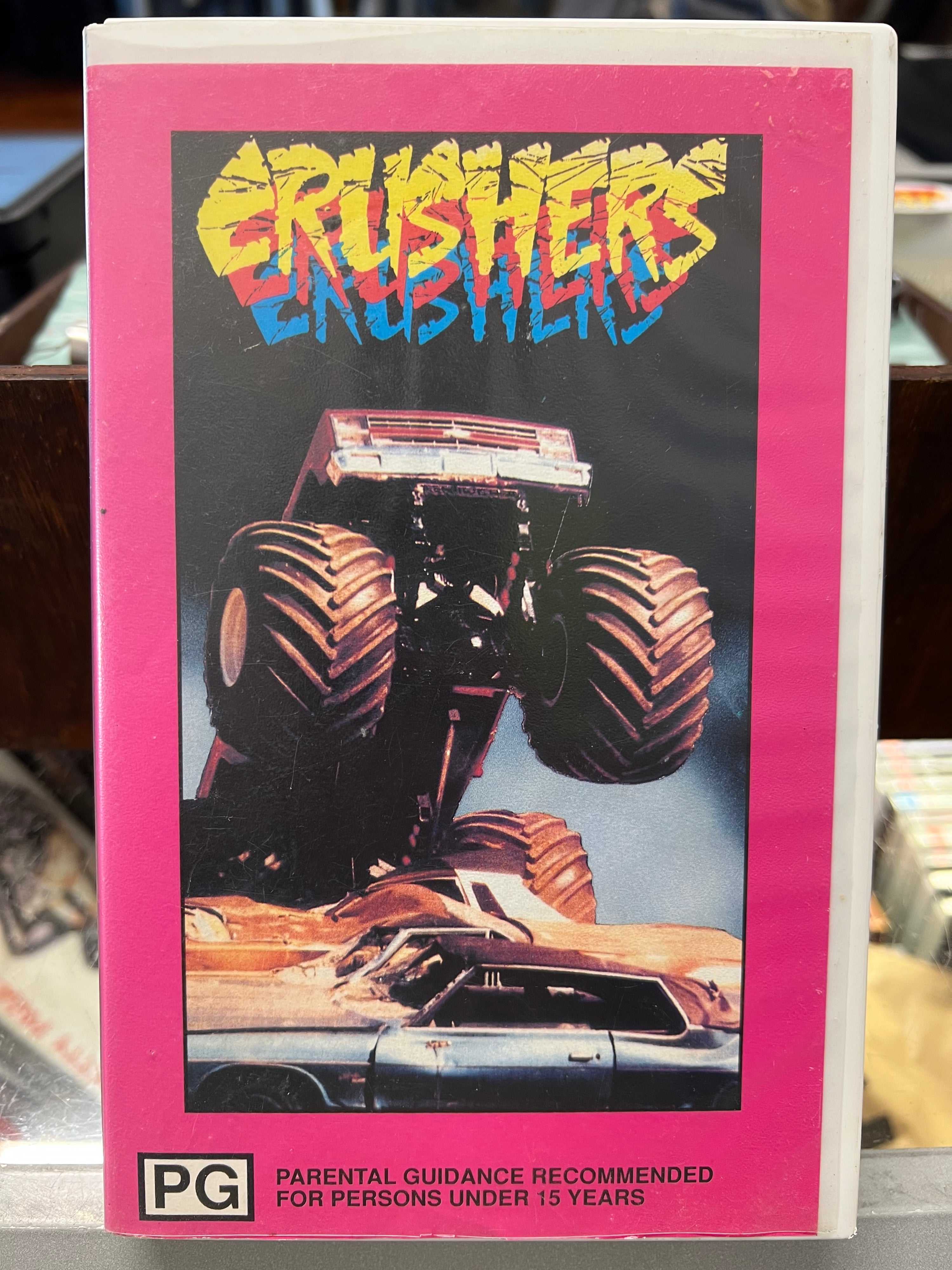 [VHS] 1990 CRUSHERS: Monster Cars And Super Trucks