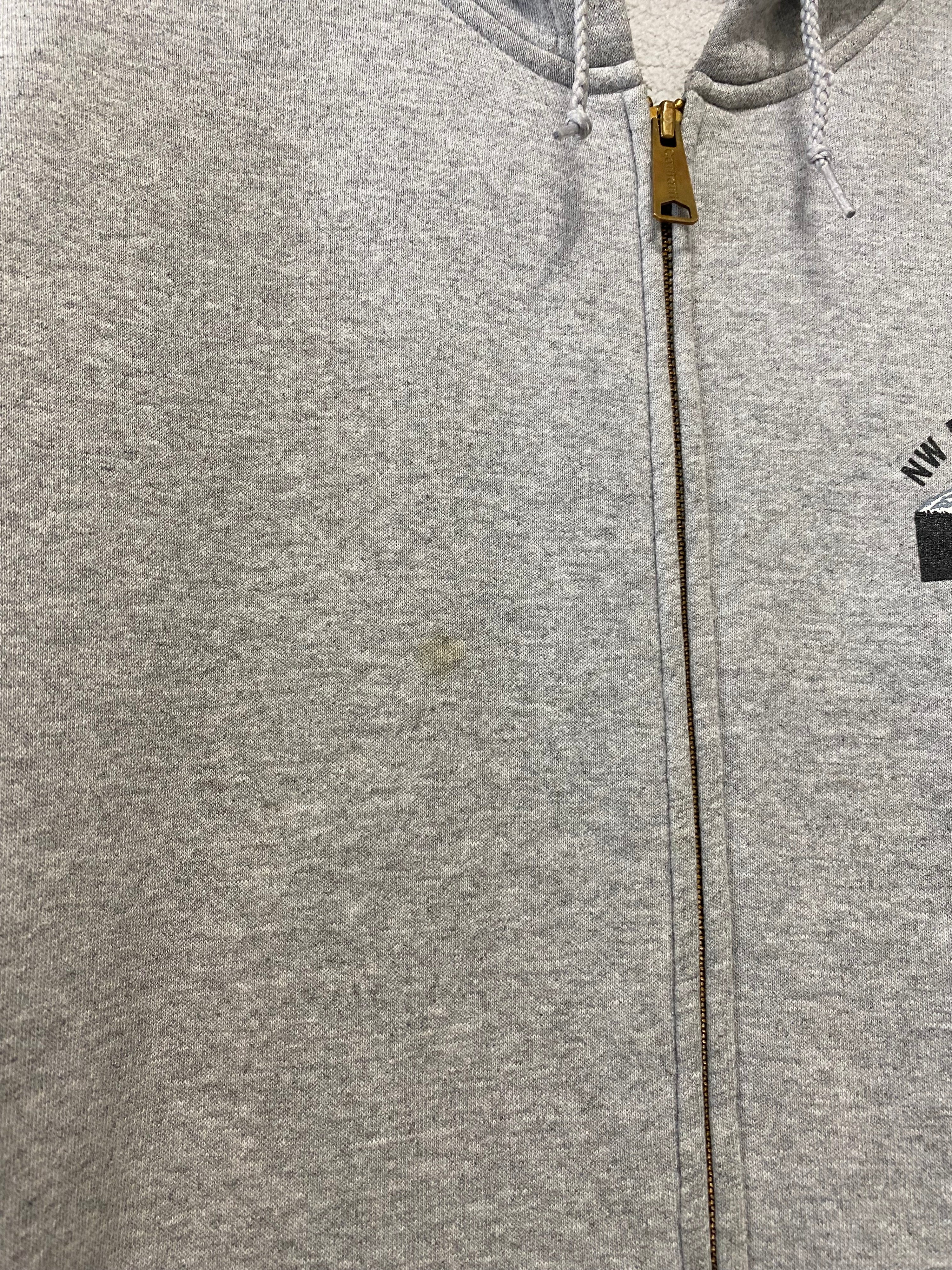 [XL] Carhartt 'NW Extreme Installers' Grey Zip Up Hoodie
