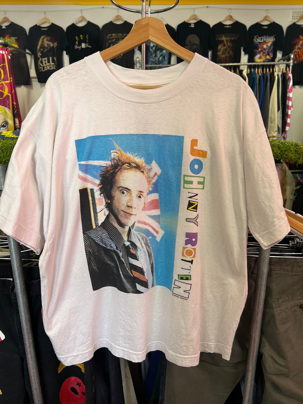 [XL] Vintage Johnny Rotten White Tshirt
