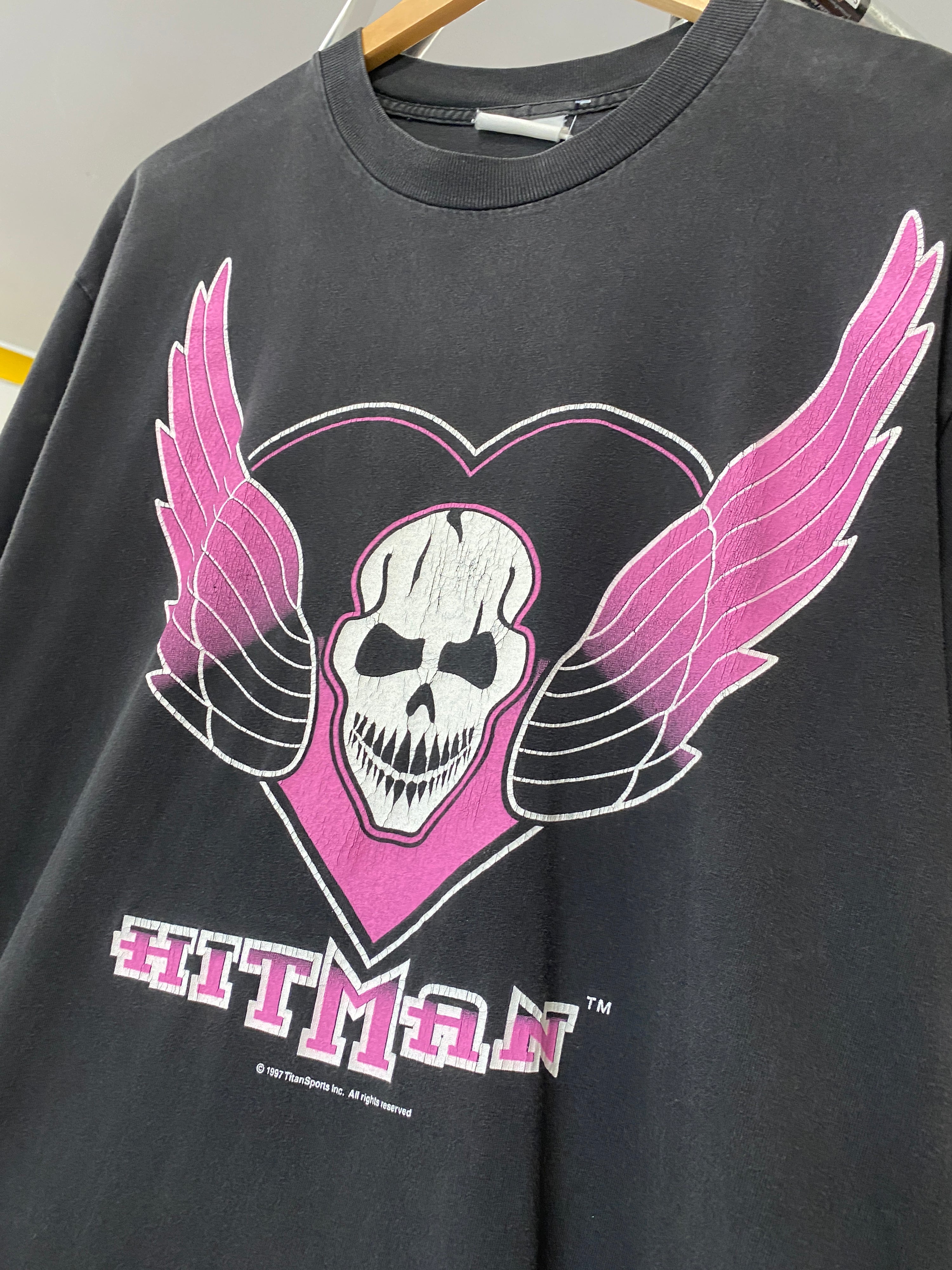 L - 1997 Brett 'Hitman' Hart DS Wings Tee