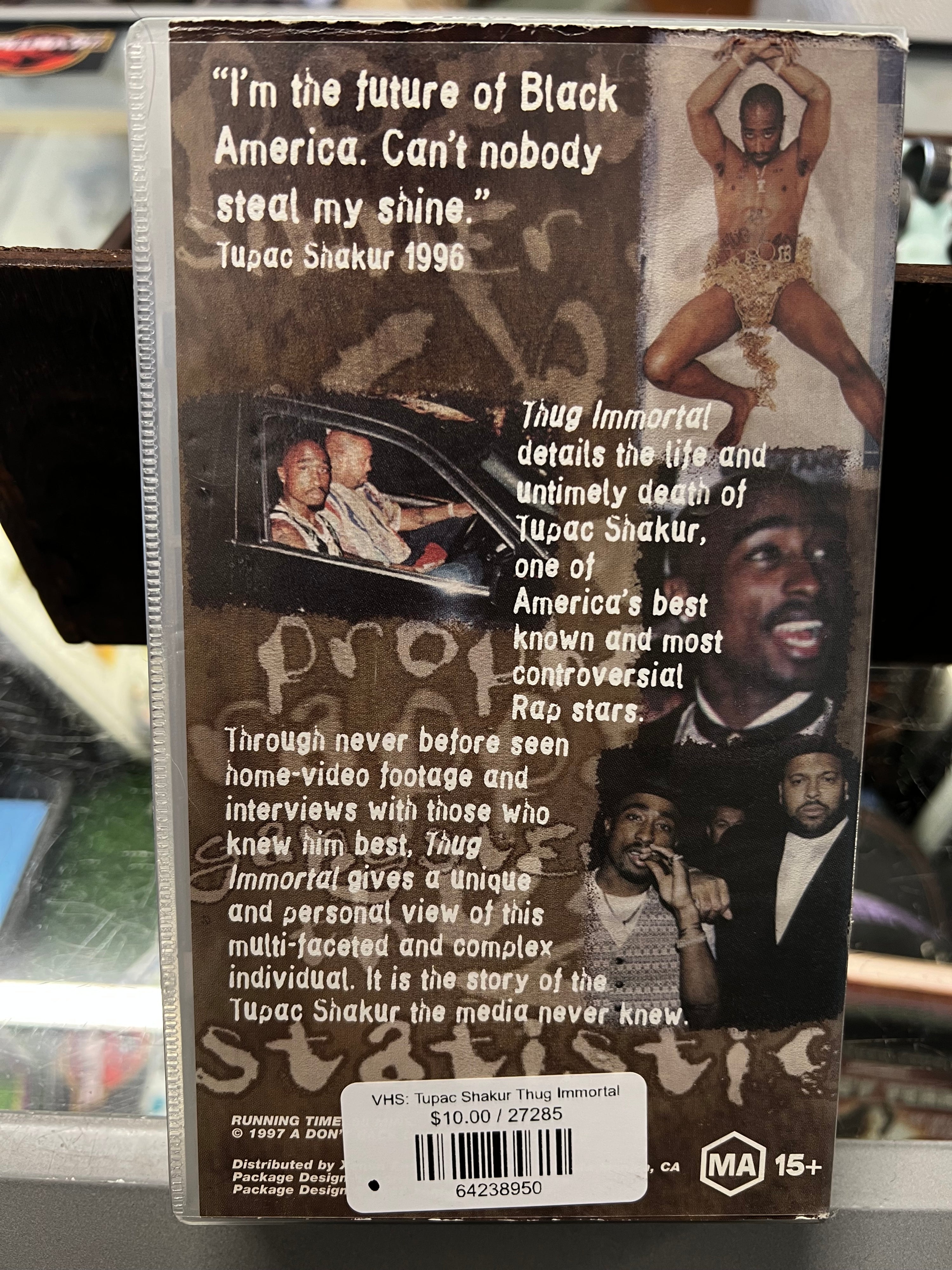 VHS: Tupac Shakur Thug Immortal