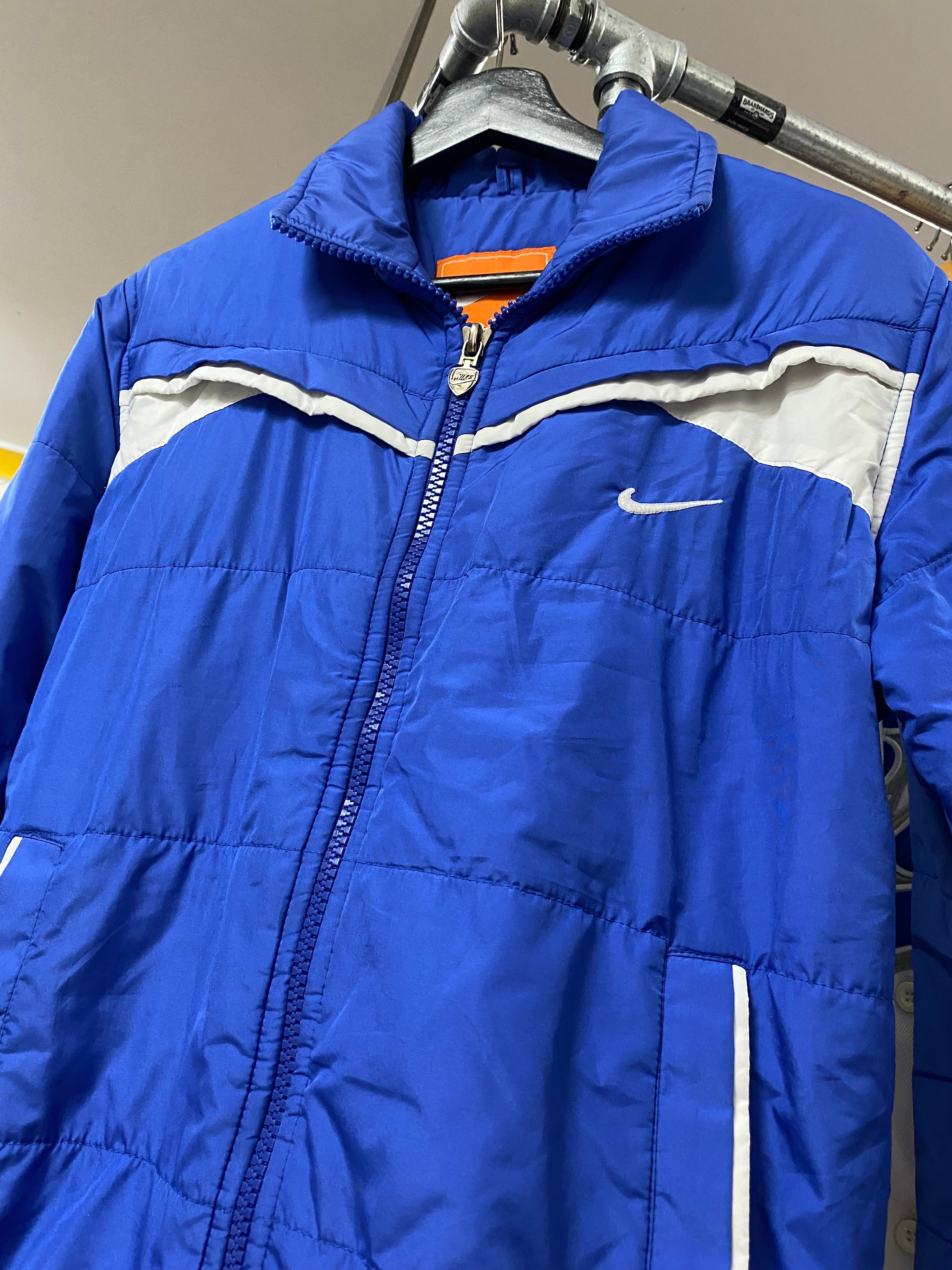 [YL] Nike Blue Zip Up Puffer