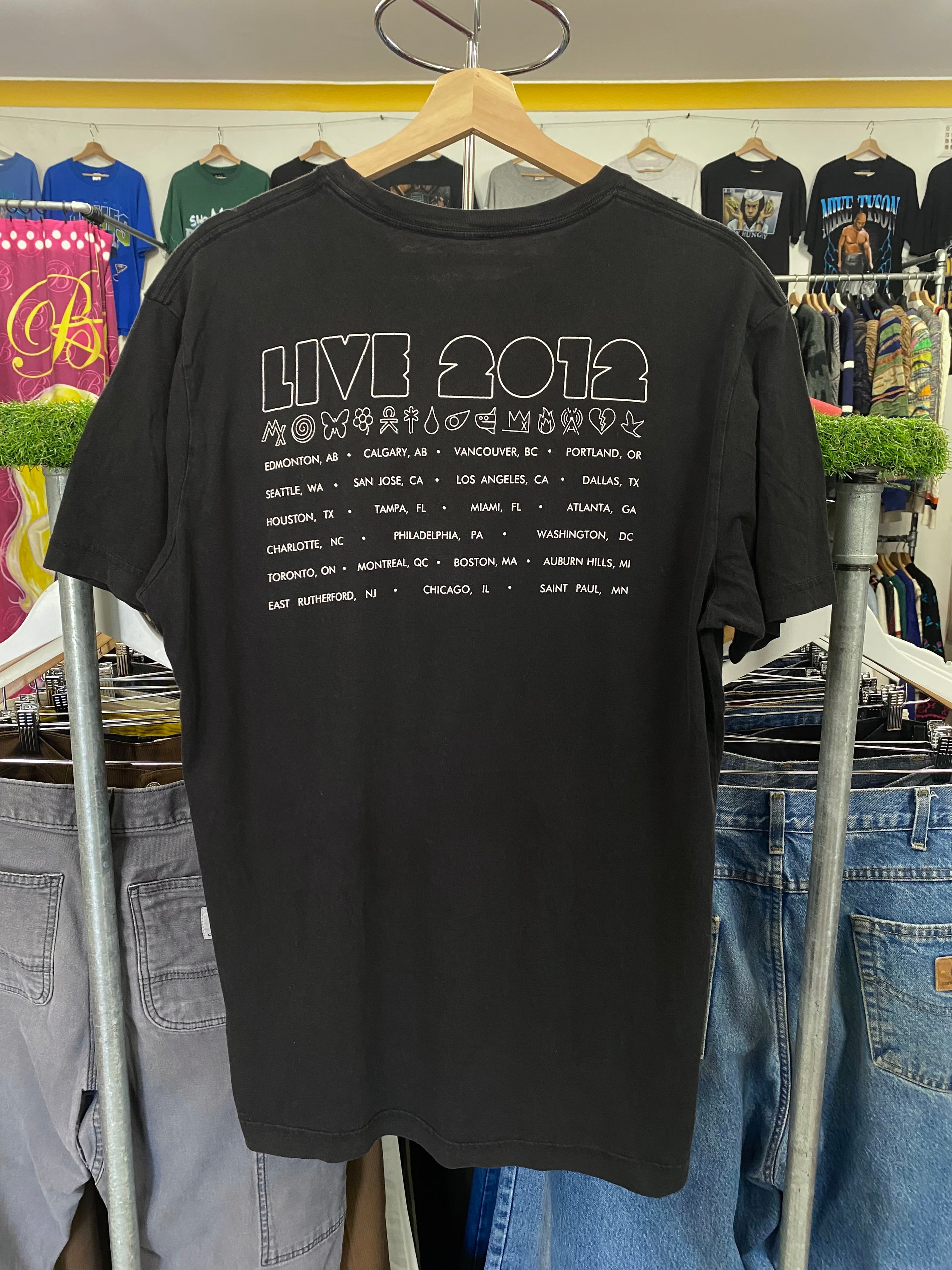 [L] 2012 Coldplay Live DS Tour Tee