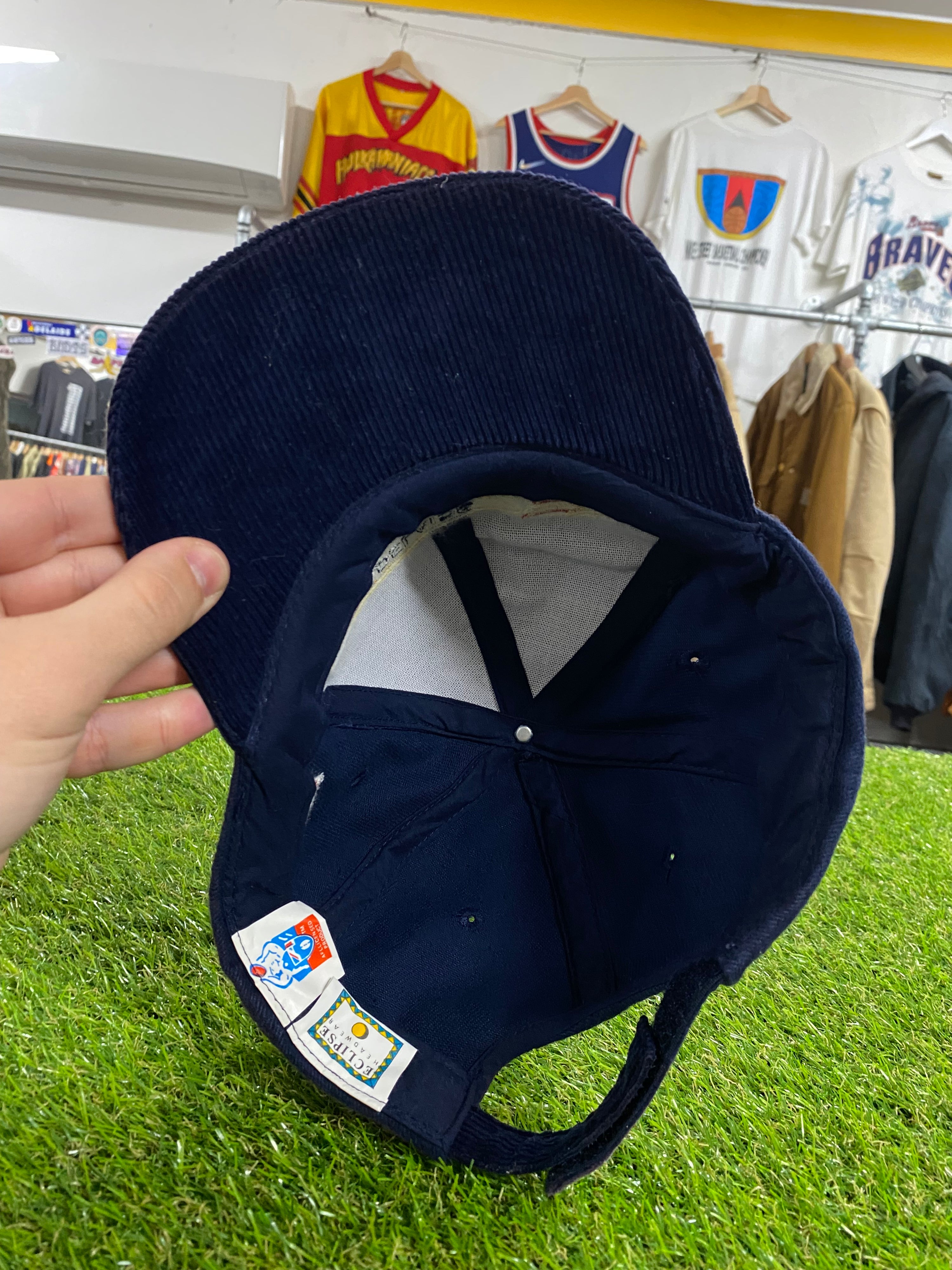 Vintage Adelaide Crows Eclipse Cap Faded Side
