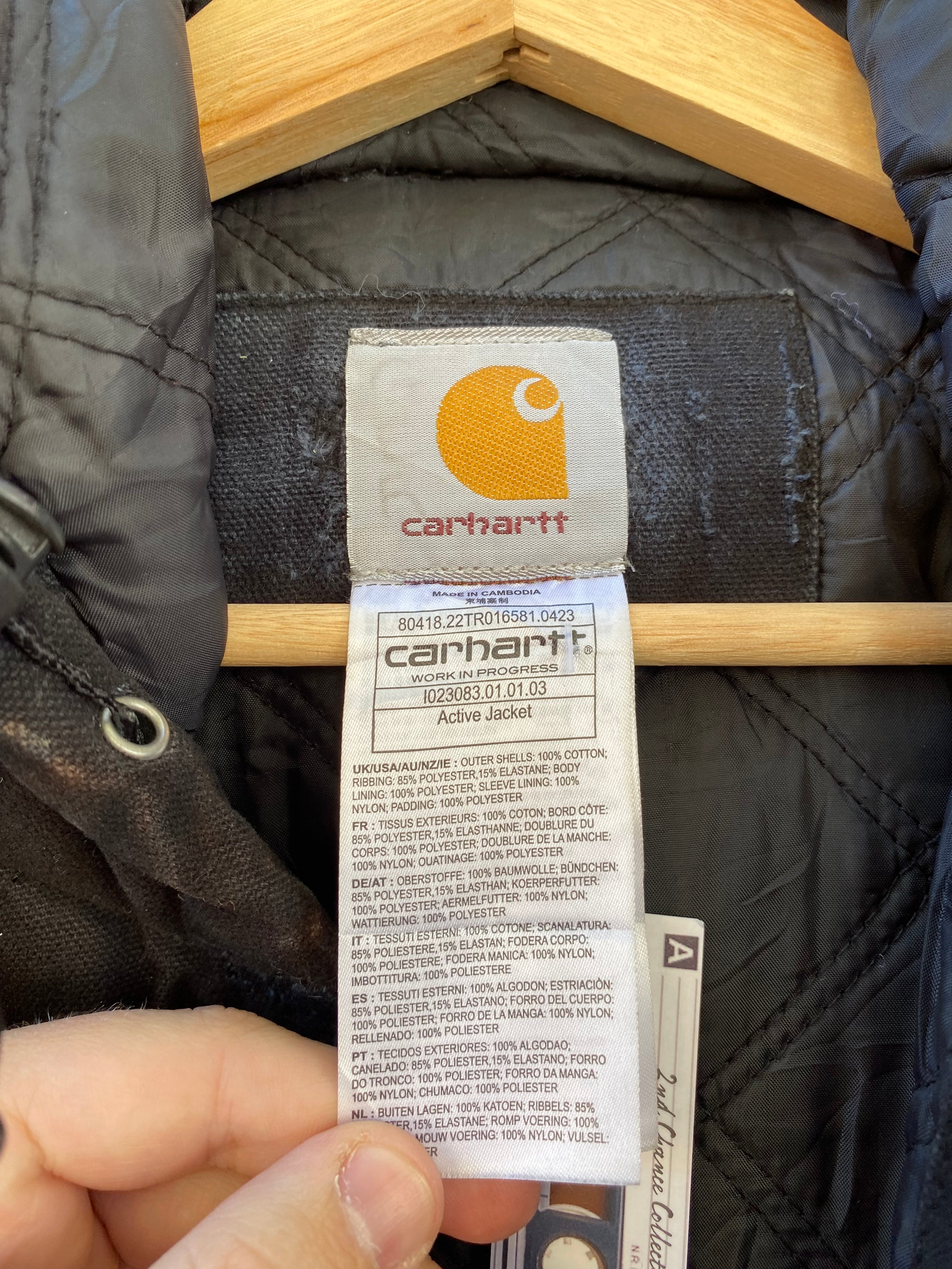 [M] Carhartt WIP Black Active Jacket 1023