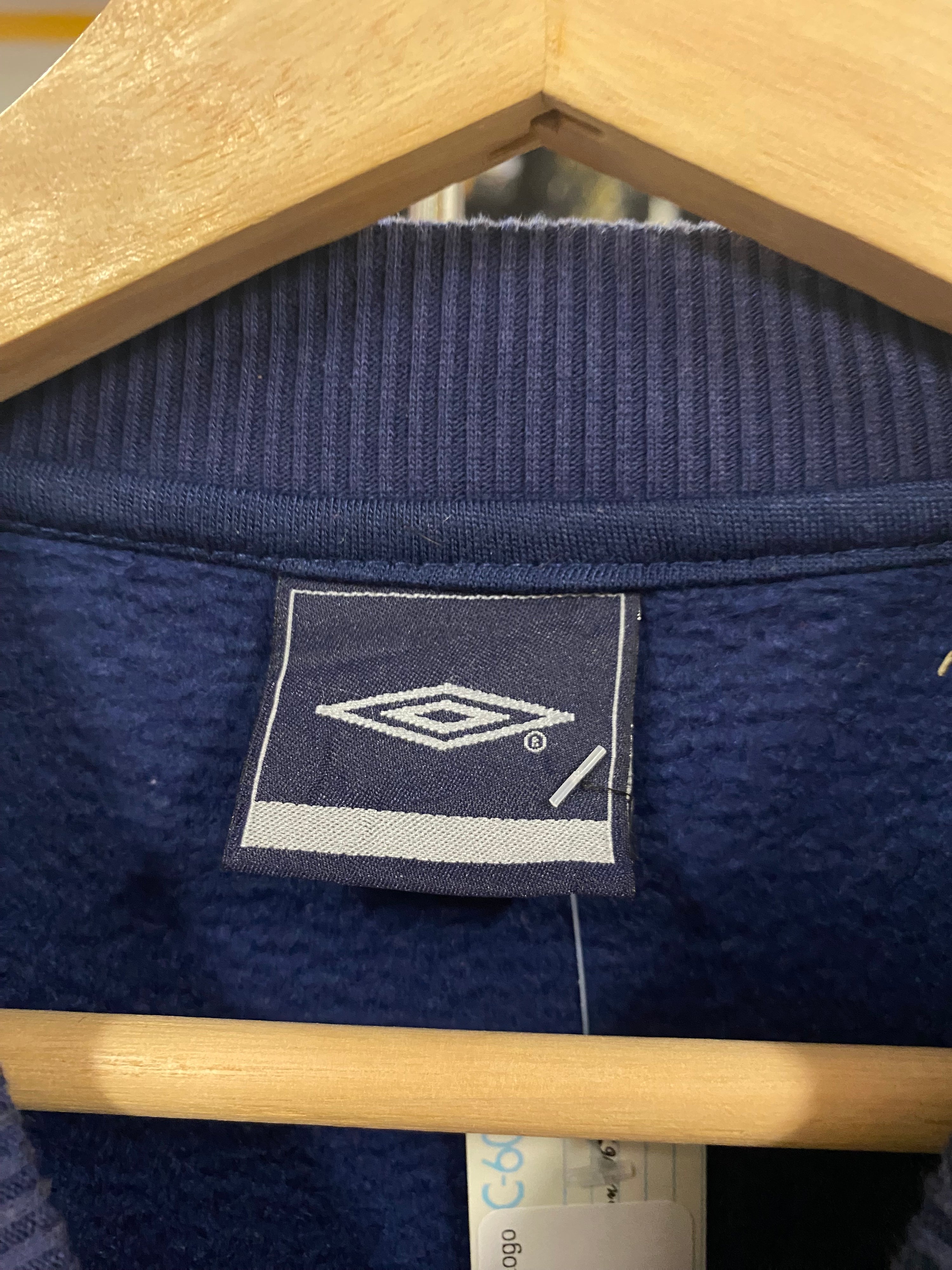 [M] Umbro Navy Jumper Big Logo