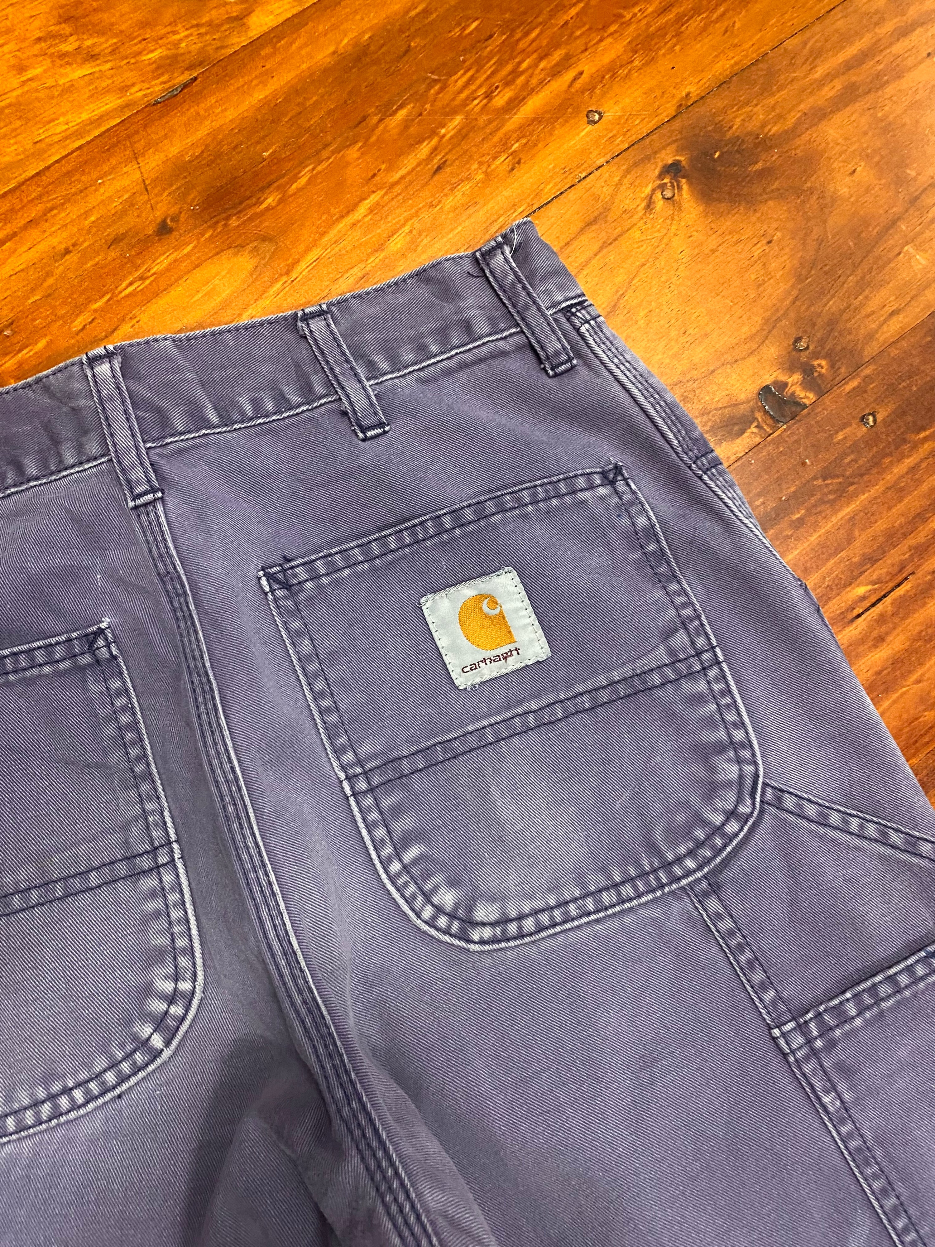 [28] Carhartt Faded Blue Pants B38UNB