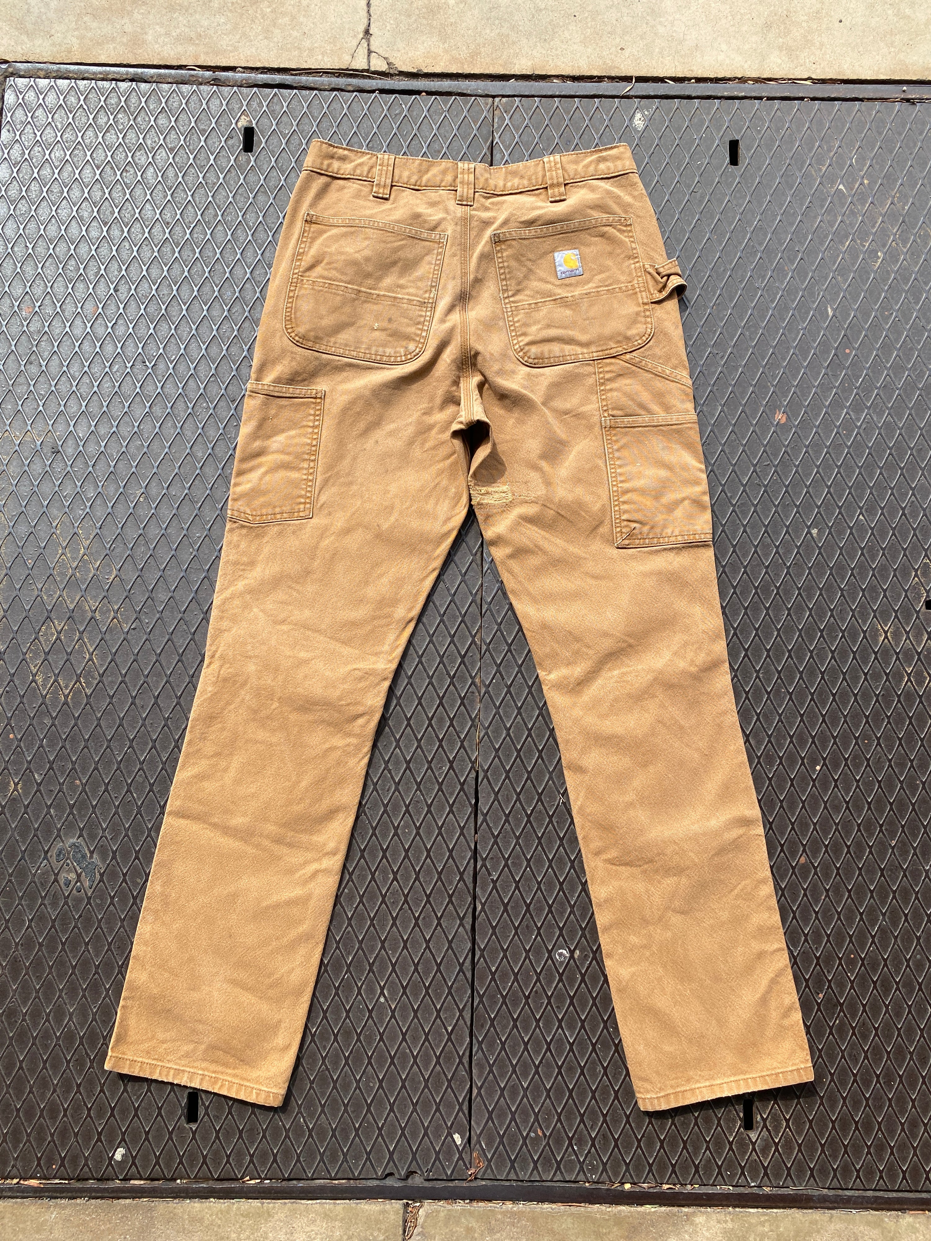 33 - Carhartt Double Knee Carpenter Pants Light Brown