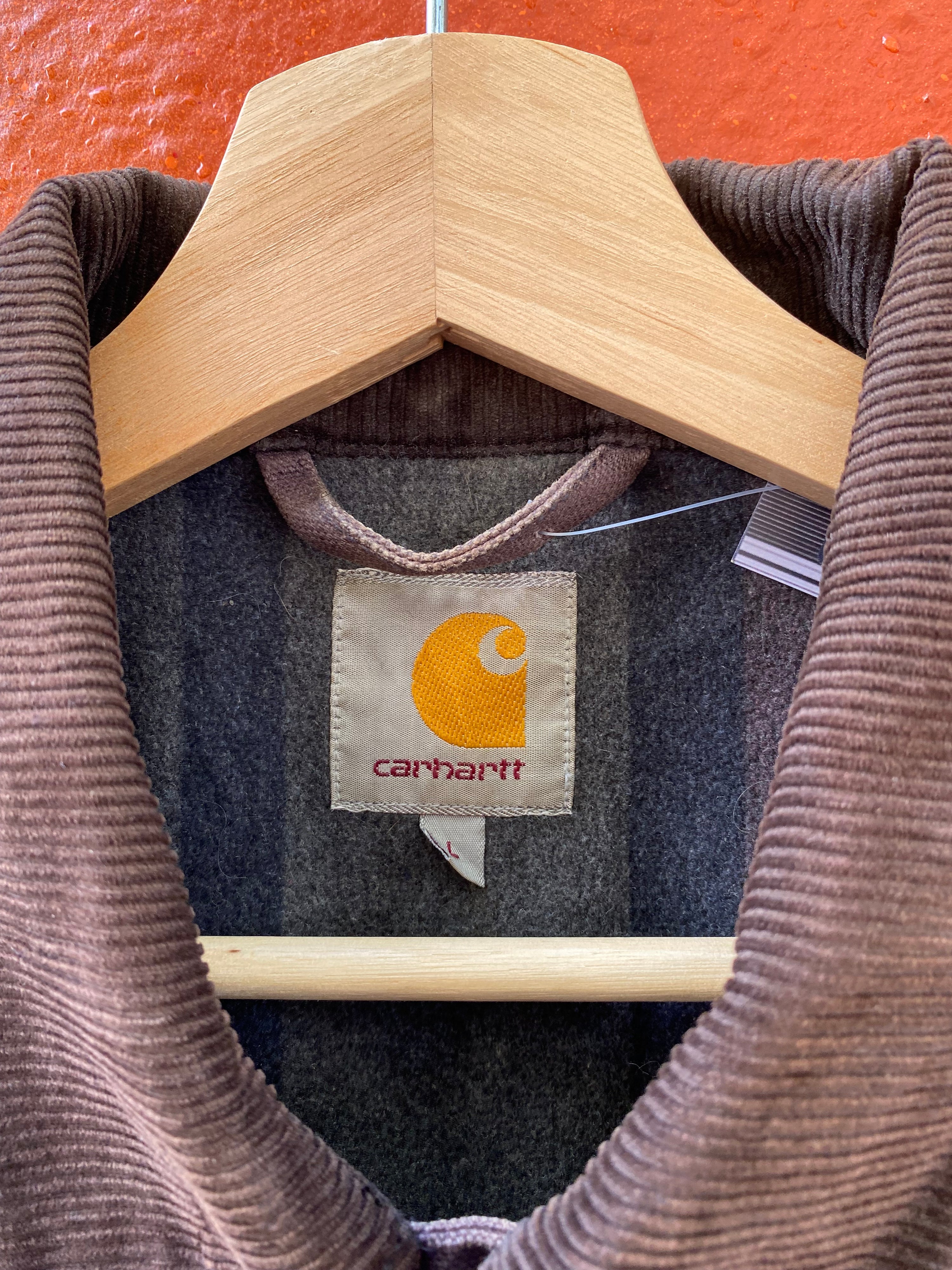 [L] Carhartt WIP Faded Navy Chore Coat