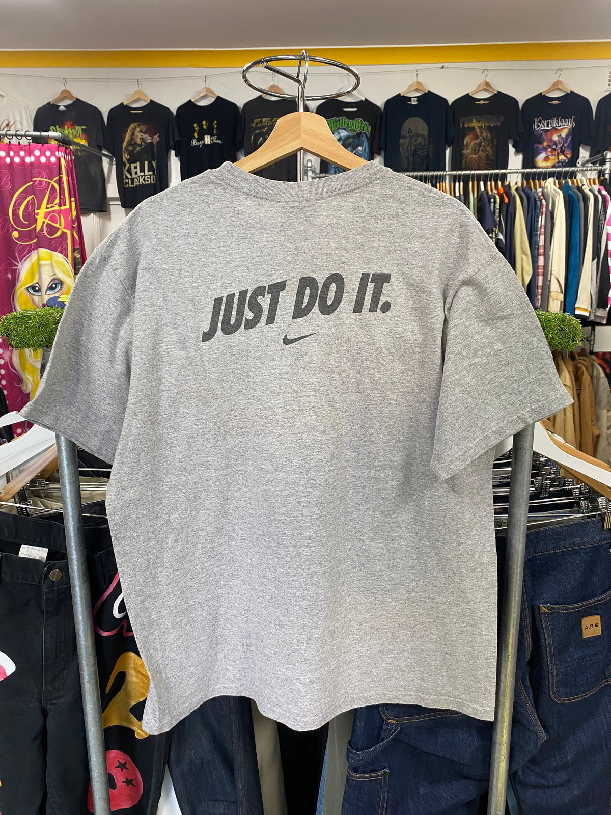 L - 2000s Nike College Of Charleston: Just Do It Grey DS