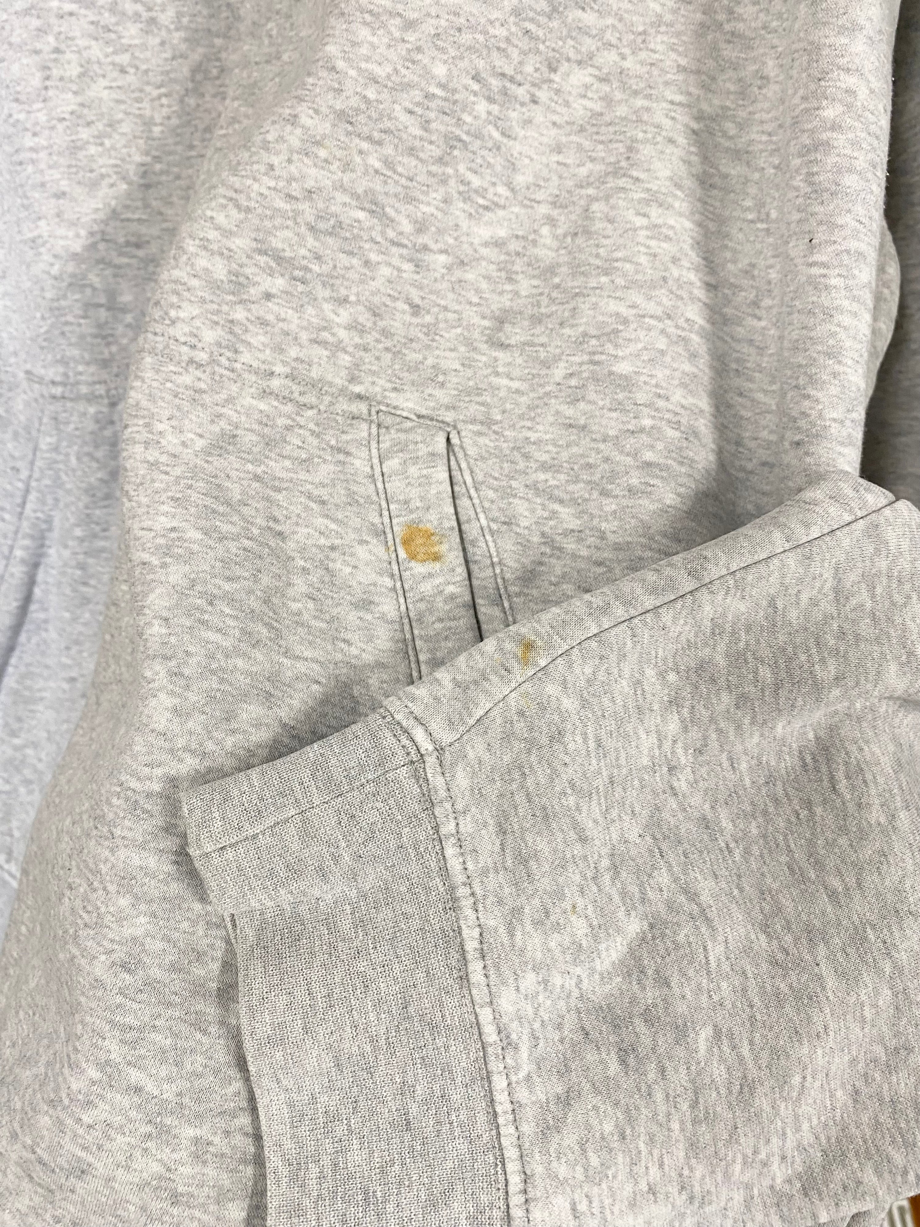 [2XL] Nike Yellow/Black Embroidered Spellout Grey Hoodie