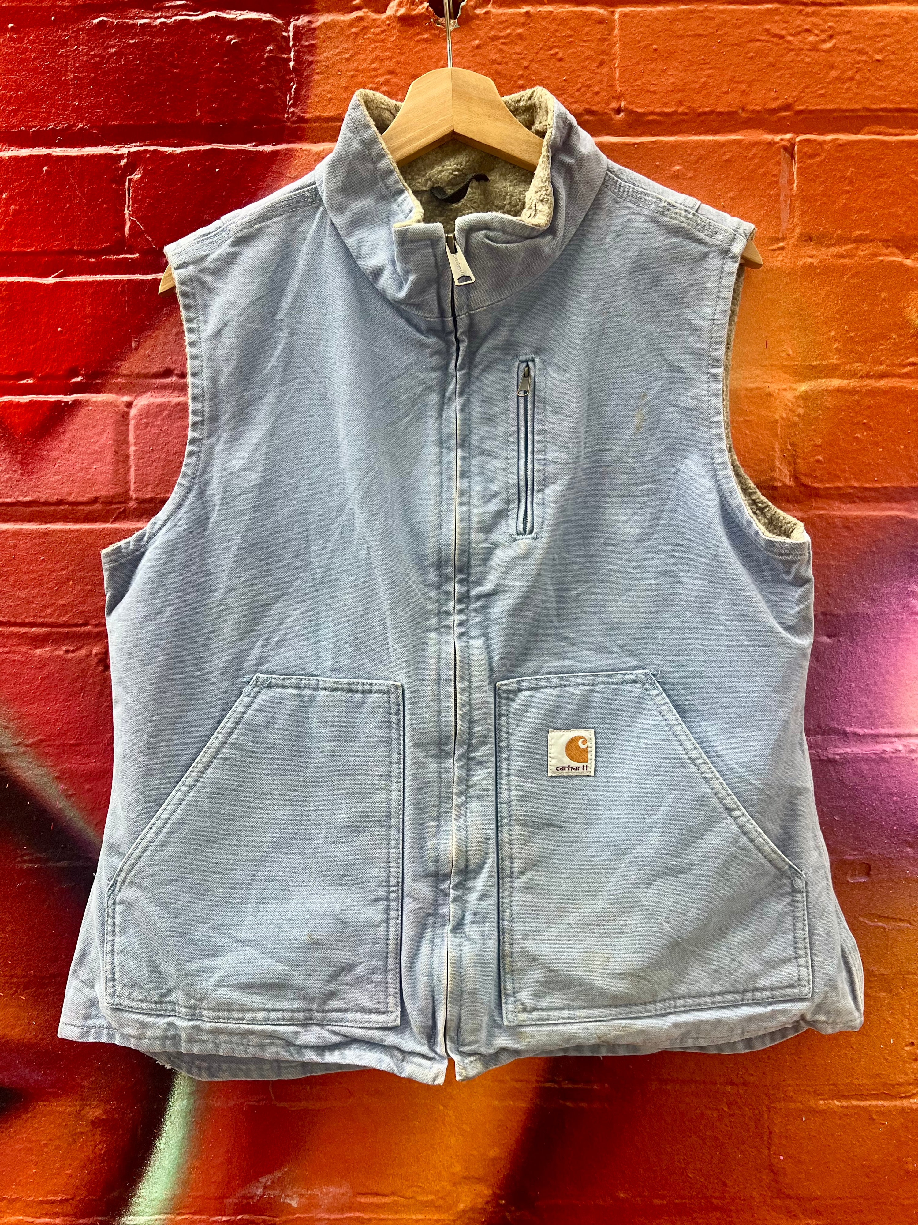 [M] Ladies Carhartt Collared Vest Lilac WWV001-CUB