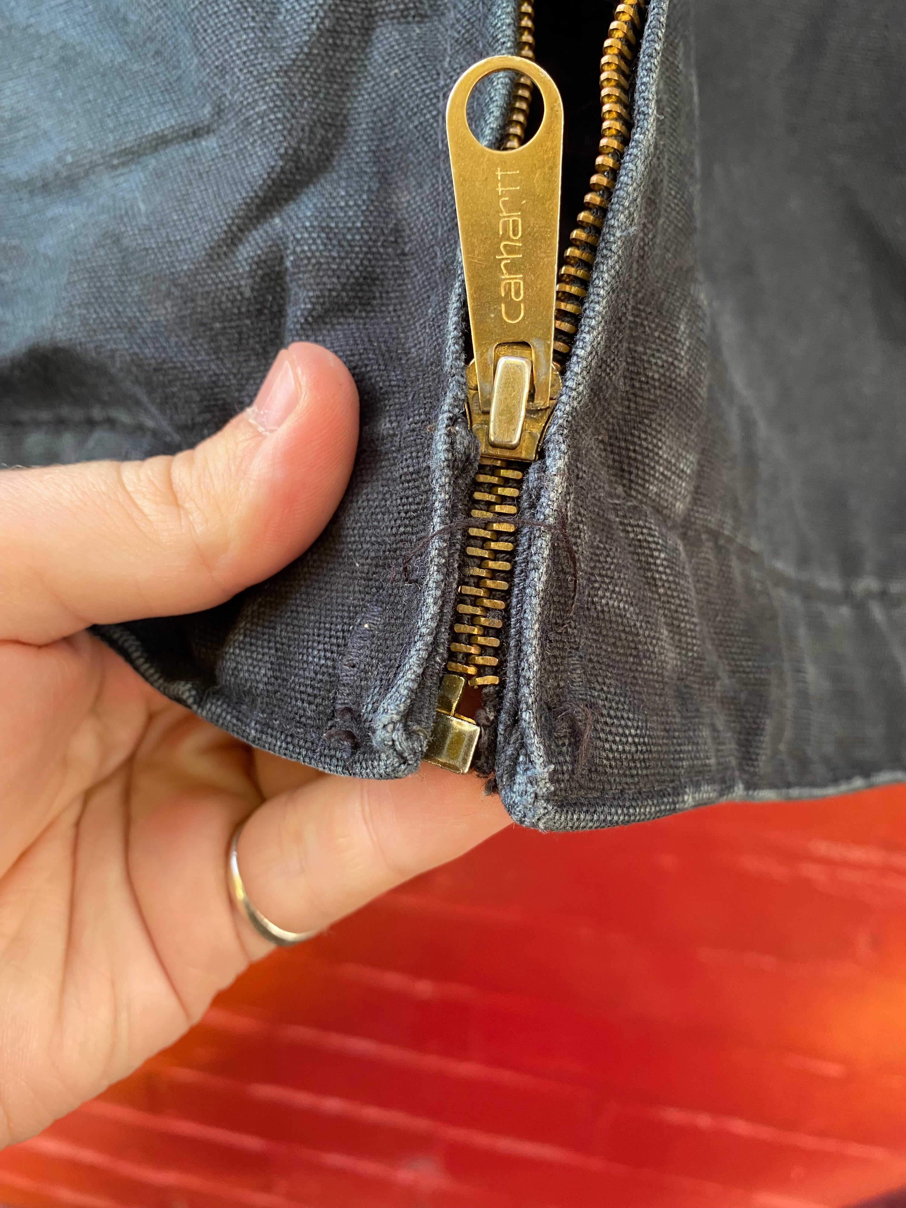 [L] Carhartt P.R.C.S.I Black Detroit Jacket
