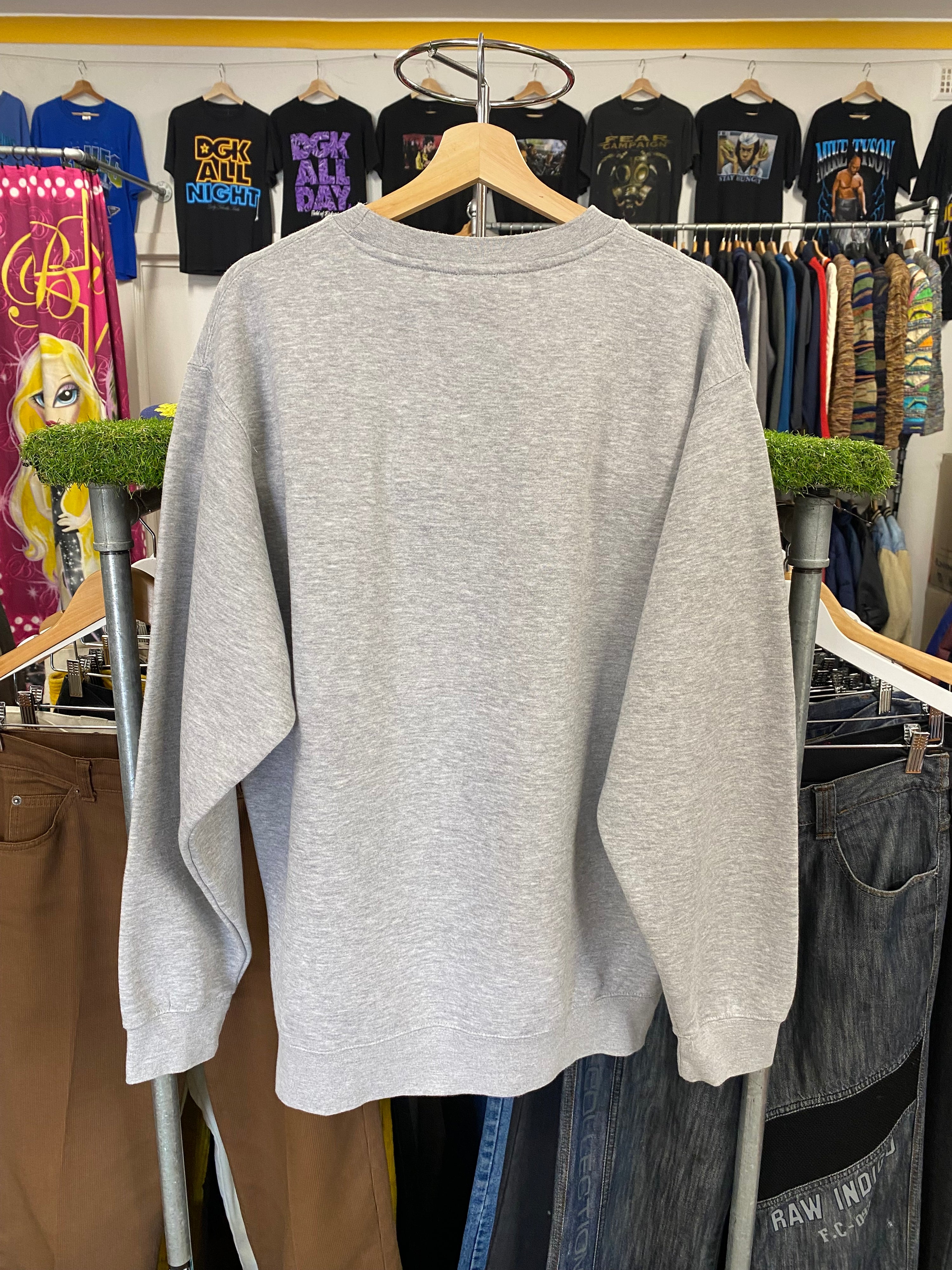 [L] Vintage TOWSON TIGERS Heather Grey Jumper