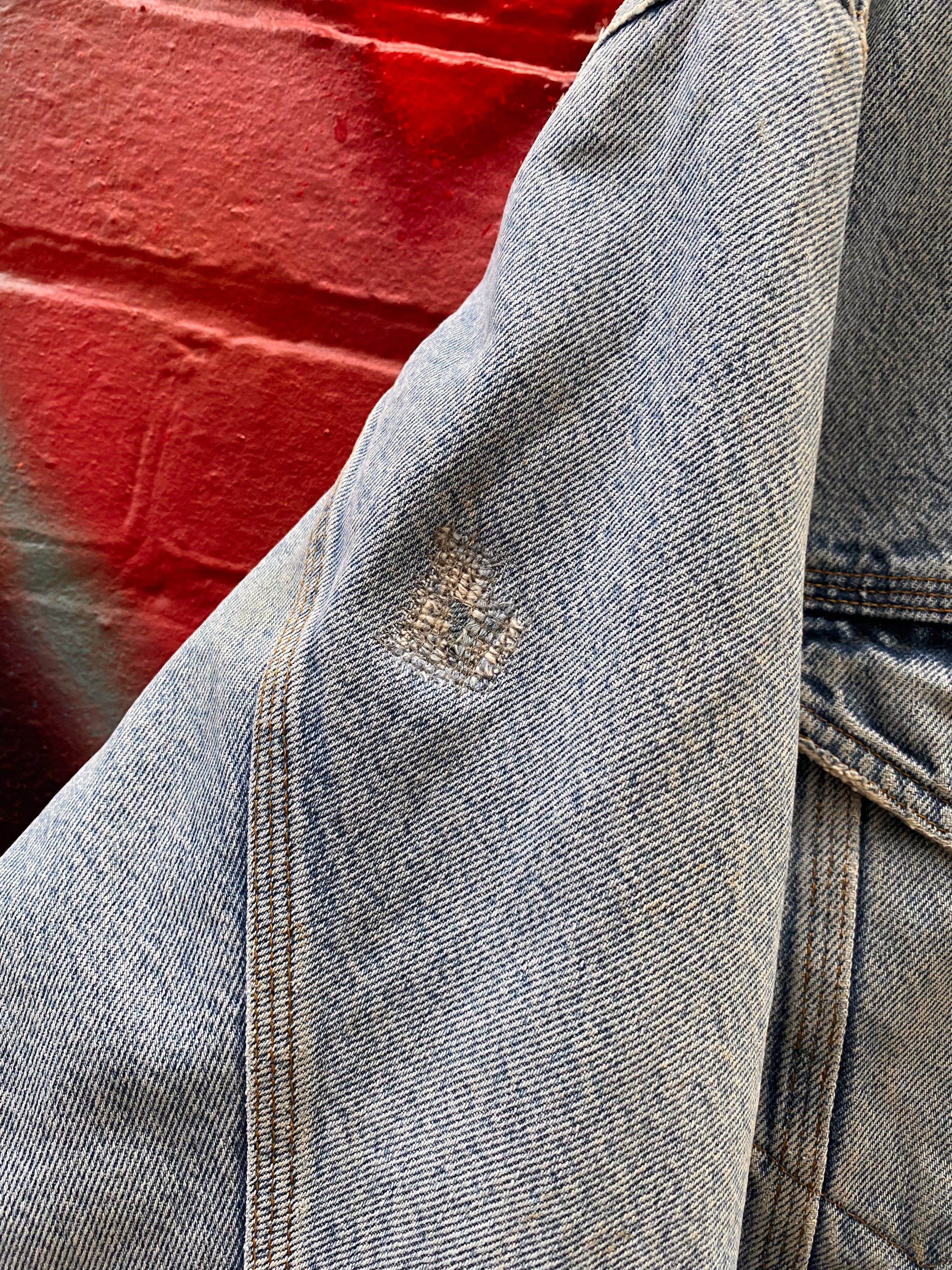 [XL] Carhartt Vintage Denim Jacket with Blanket Lining