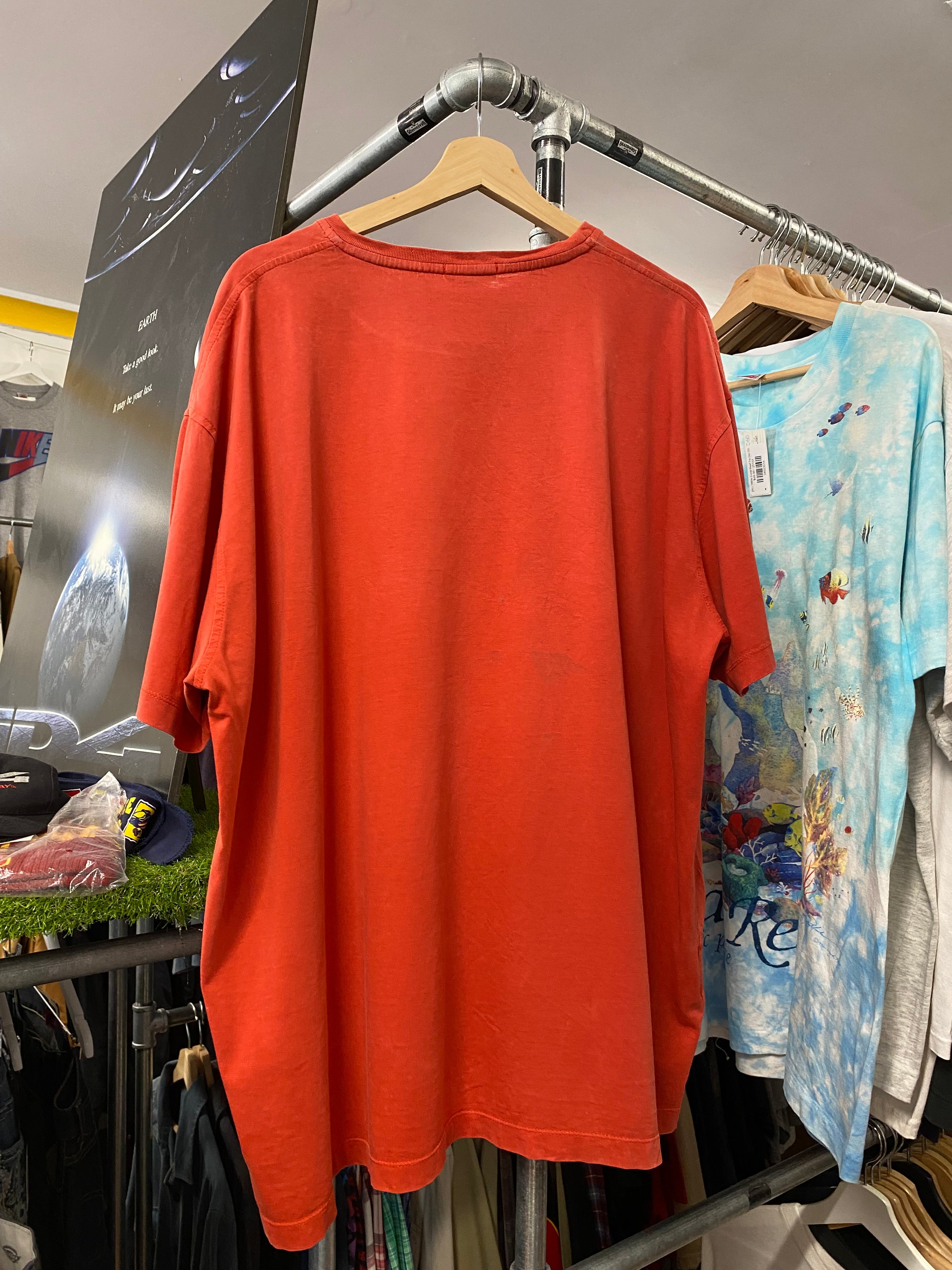 2XL - Bootleg Burberry London Red Tee
