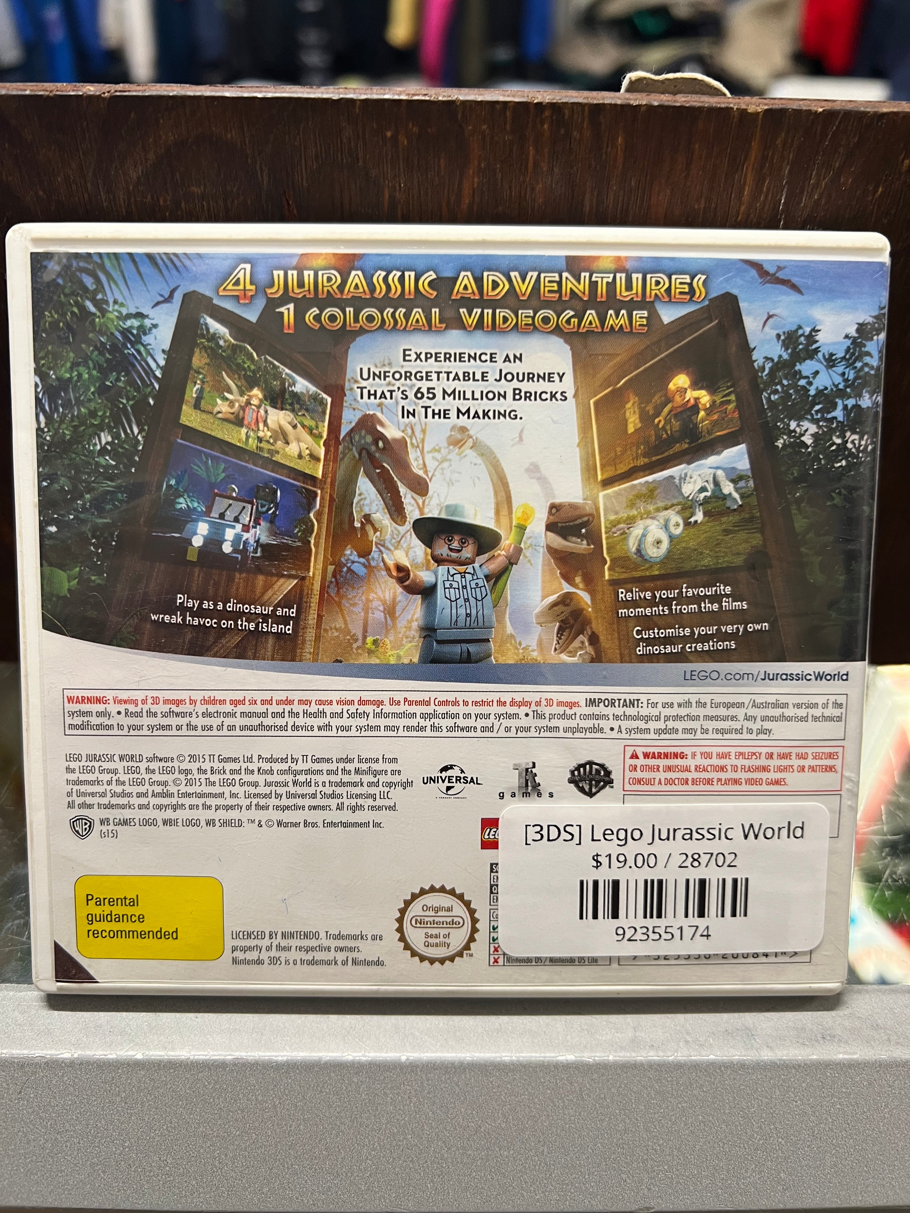 [3DS] Lego Jurassic World