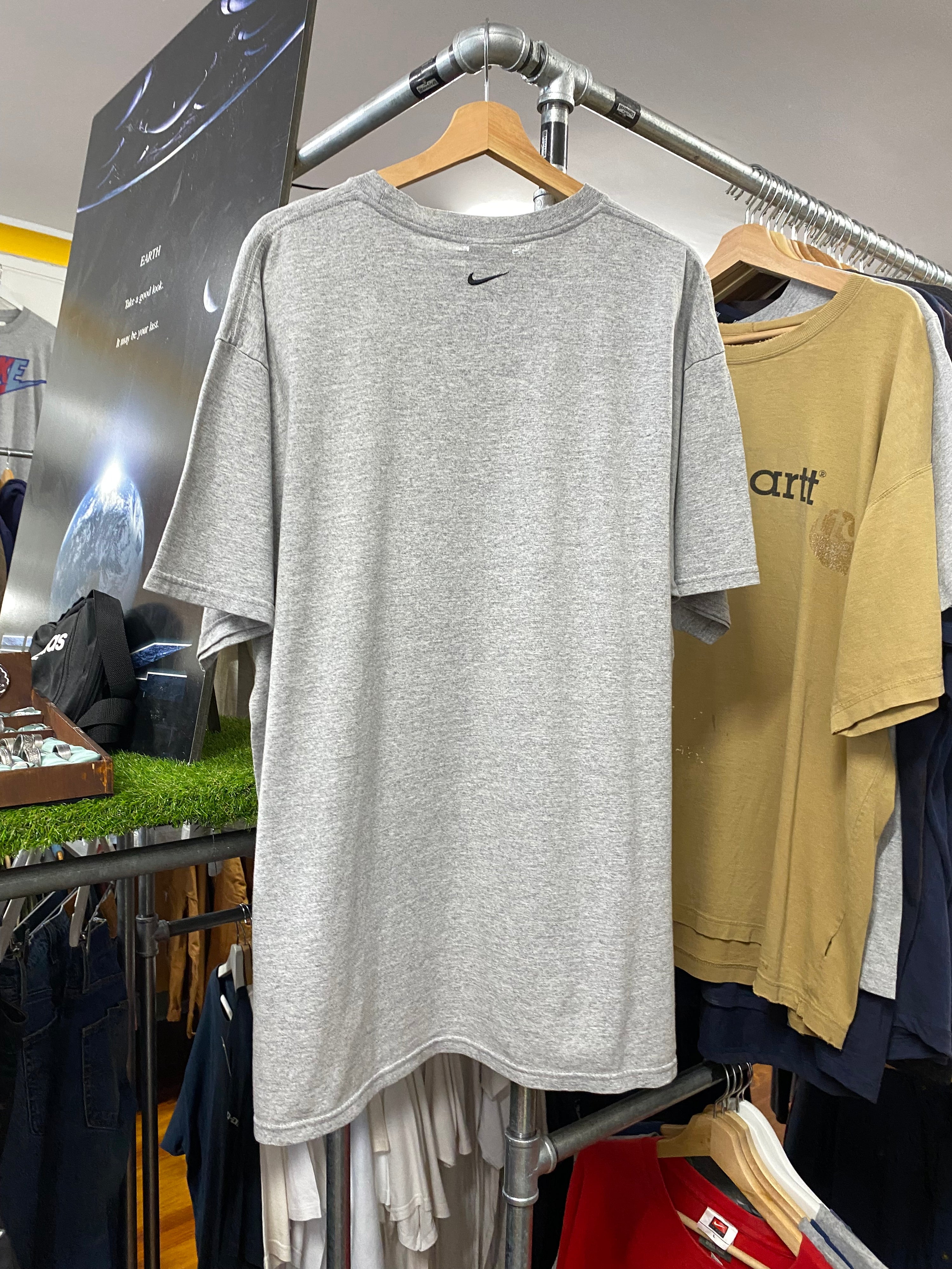 XL - Nike Team Baseball Spellout Grey Tee DS