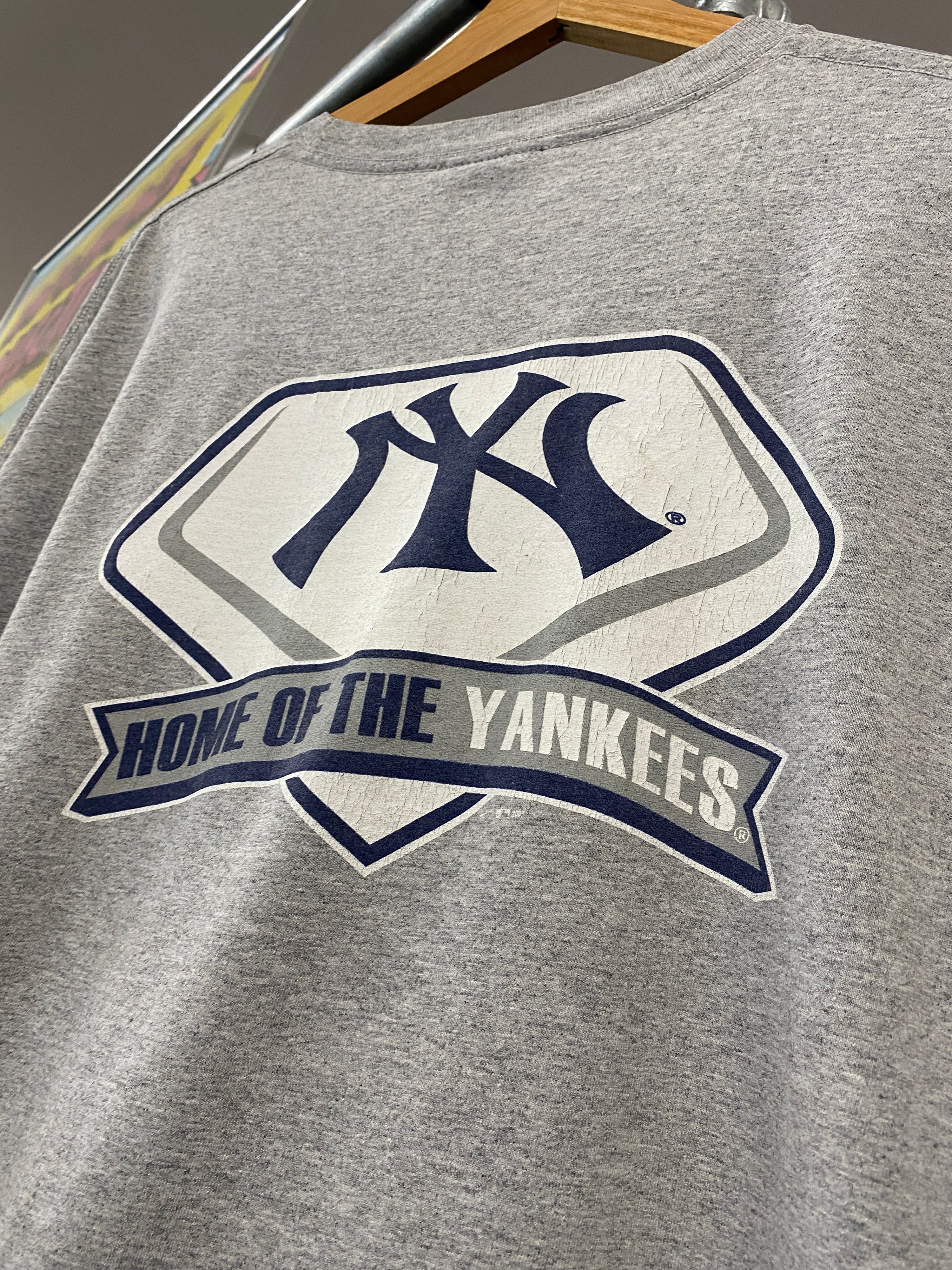 2XL - 2000s Nike New York: Home Of The Yankees Grey DS