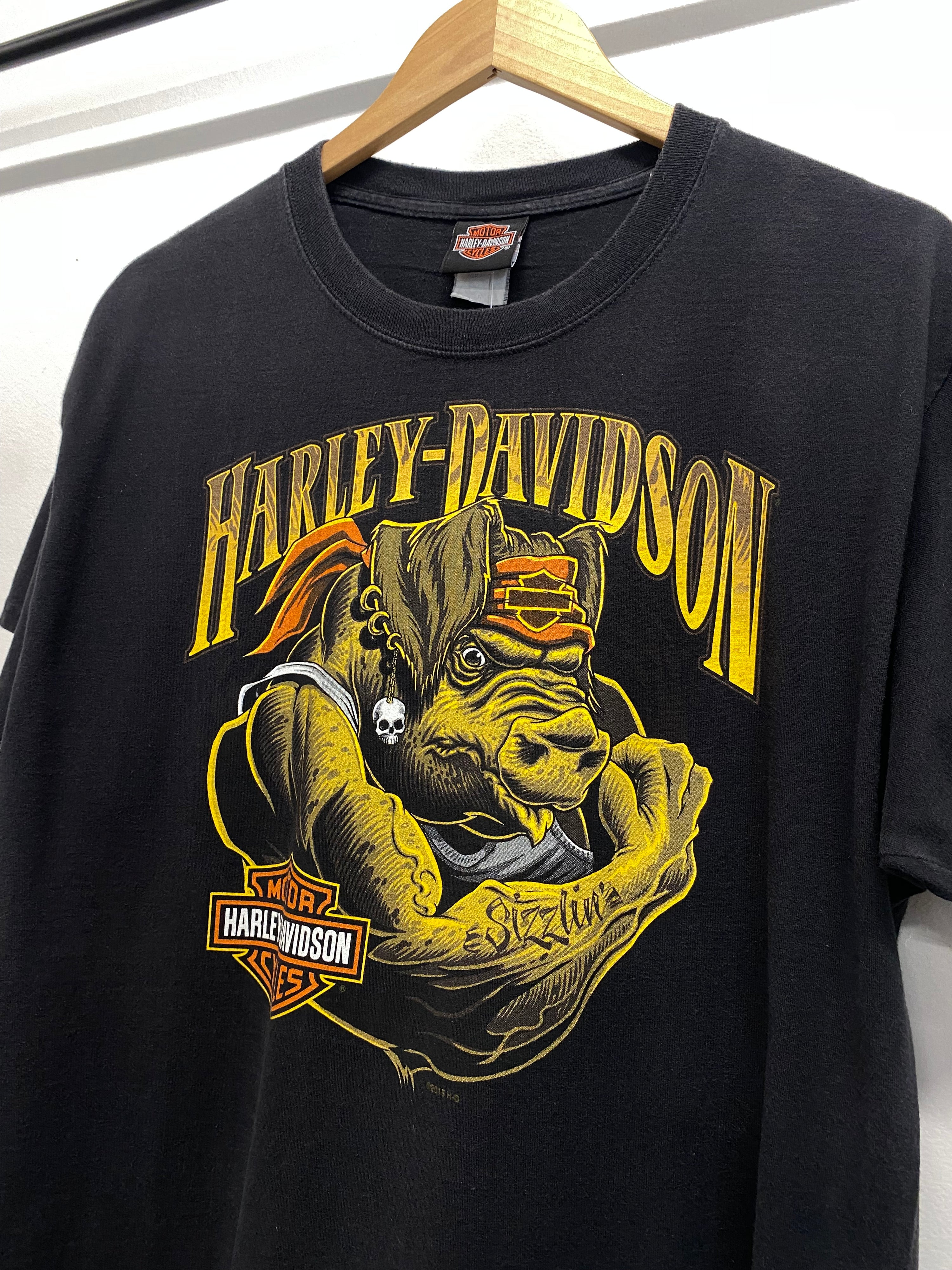 [L] Harley Davidson Germany Double Sided Tshirt
