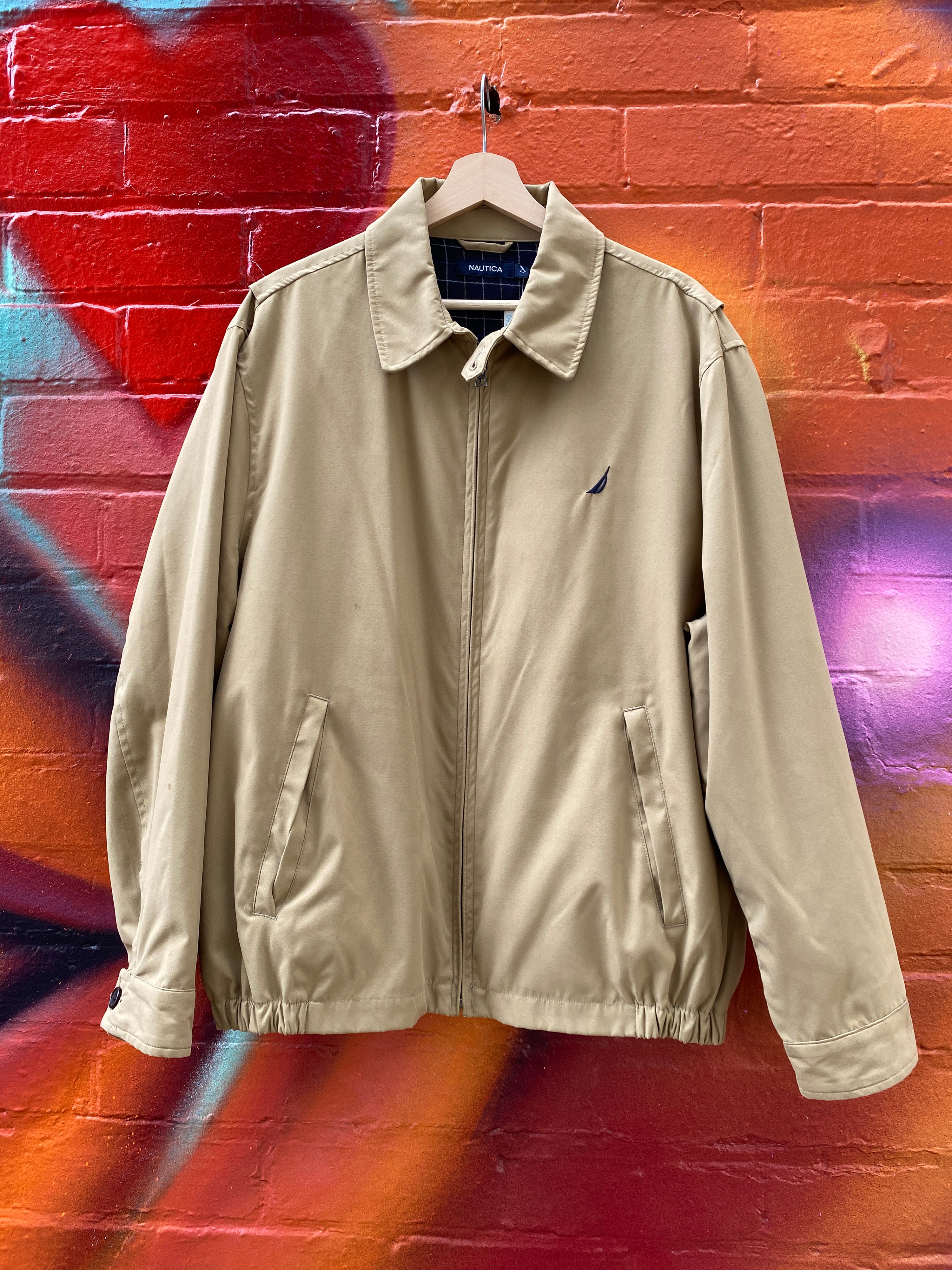 L - Nautica Herrington Tan Jacket