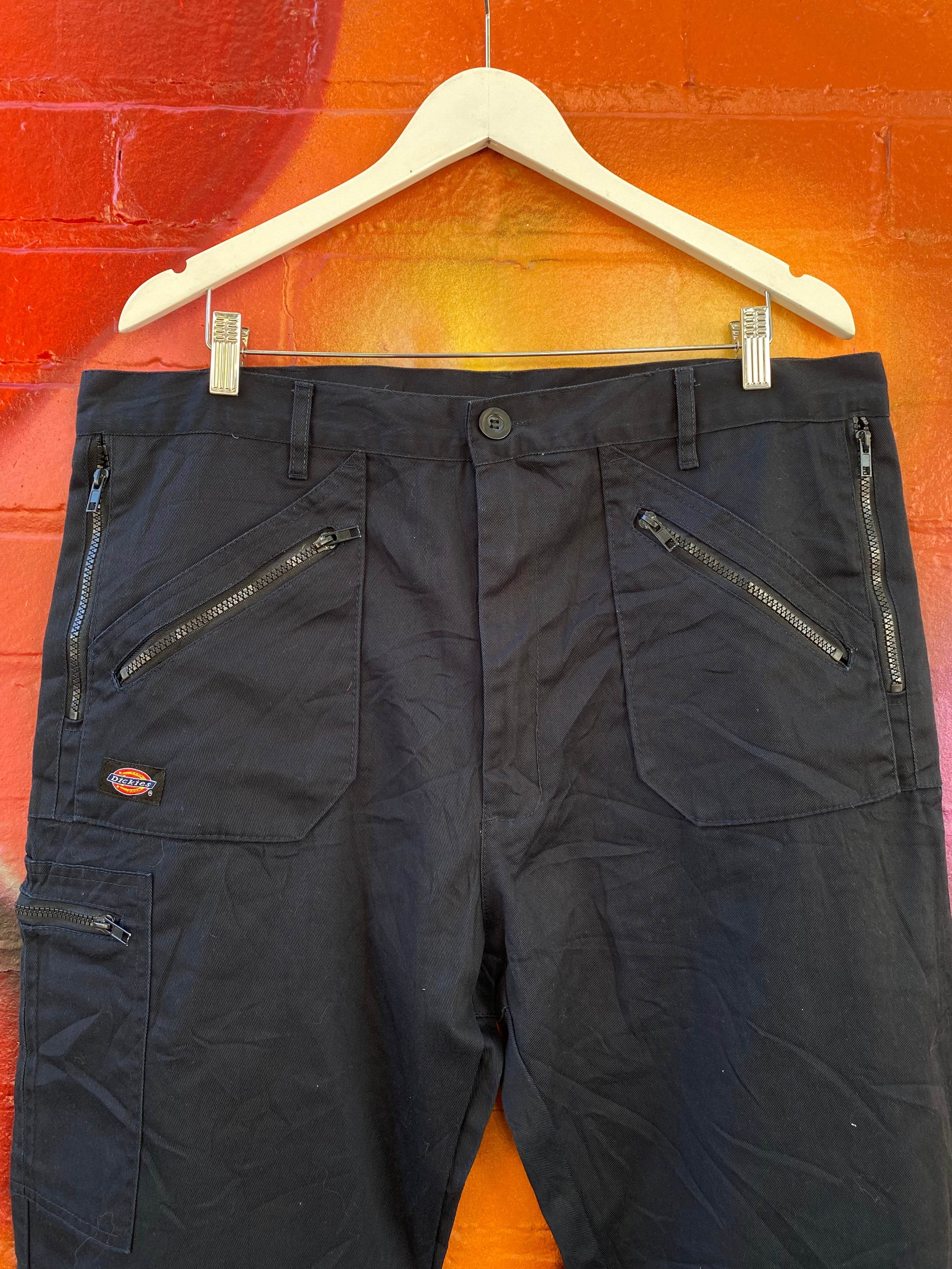 [38] Dickies Navy Zip-Pocket Pants