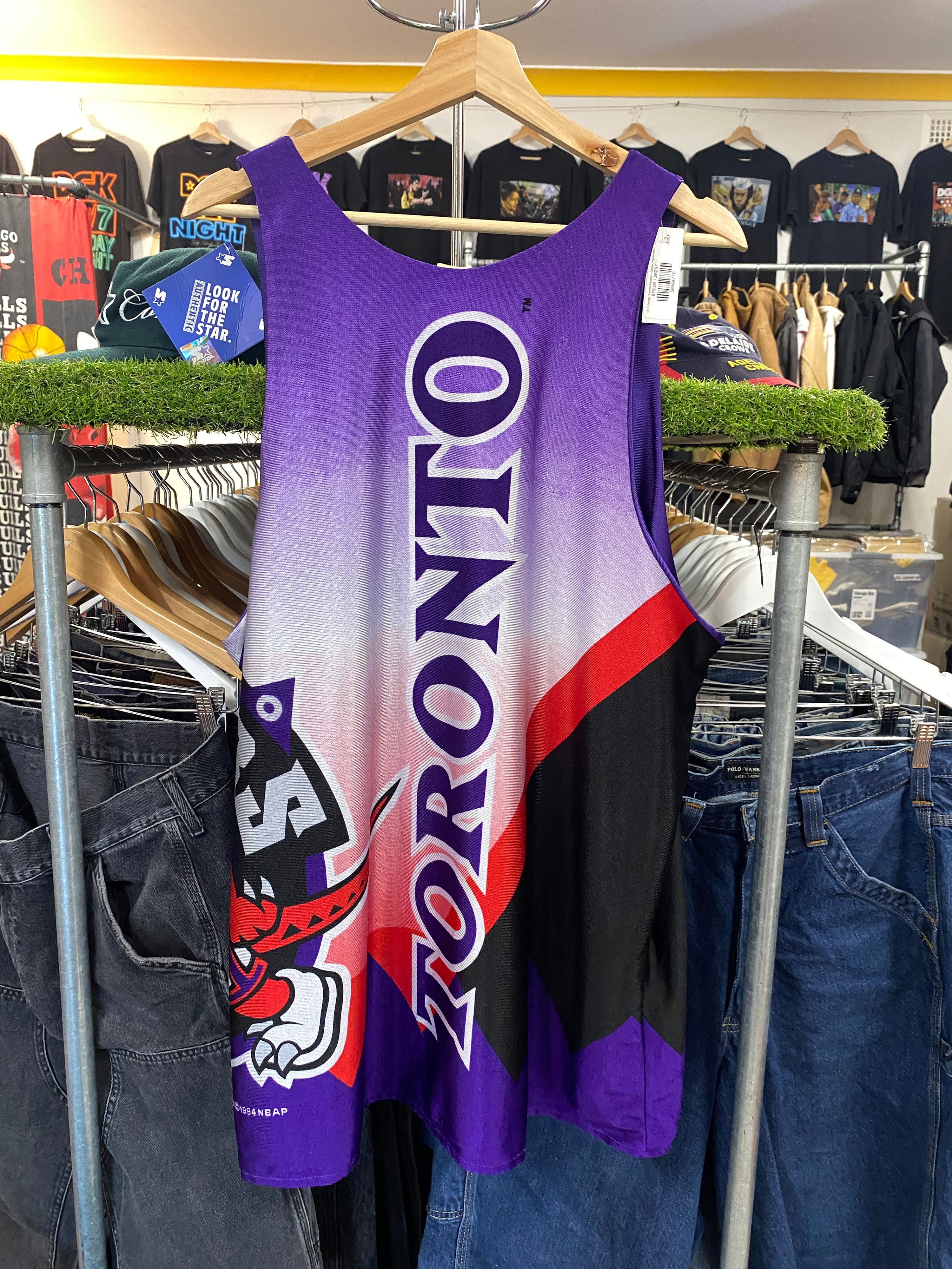 [XL] Vintage Toronto Raptors x Starter Reversable Jersey